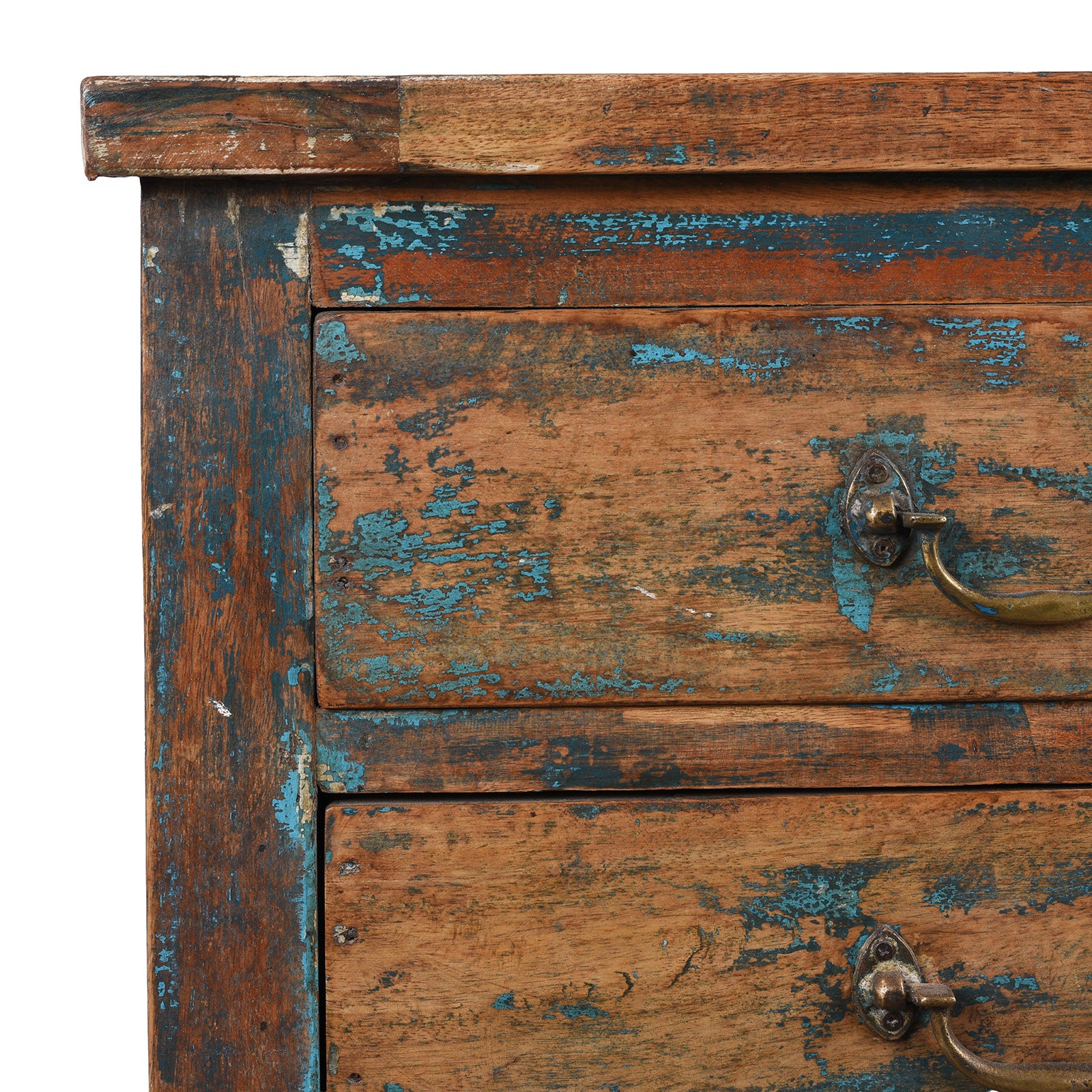 Reclaimed Wood Bedside Chest Of Drawers - Image 3
