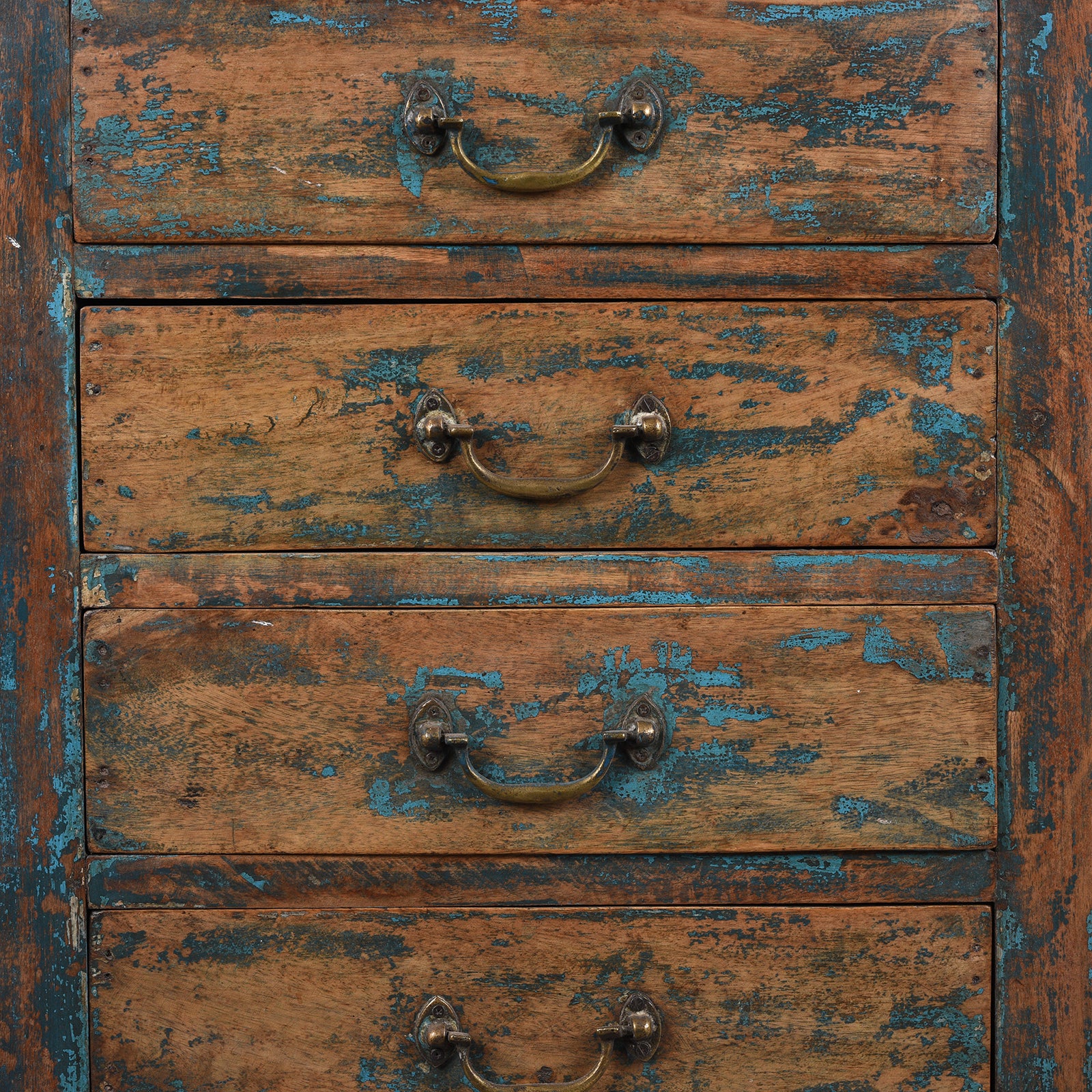 Reclaimed Wood Bedside Chest Of Drawers - Image 4