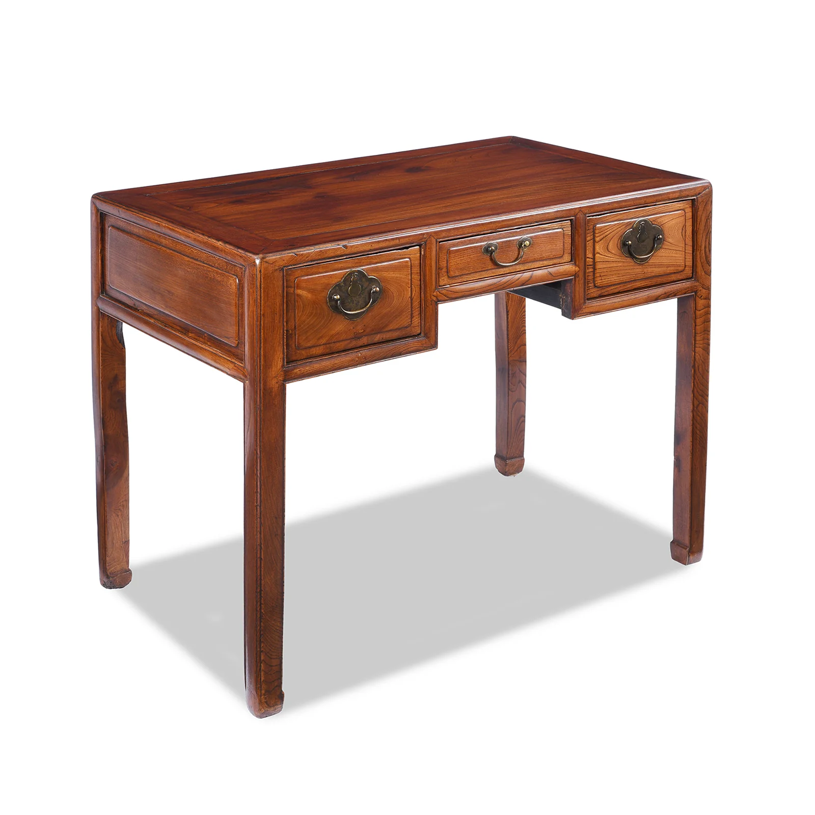 Chinese Kneehole Desk From Shanghai - 19th Century - Image 3