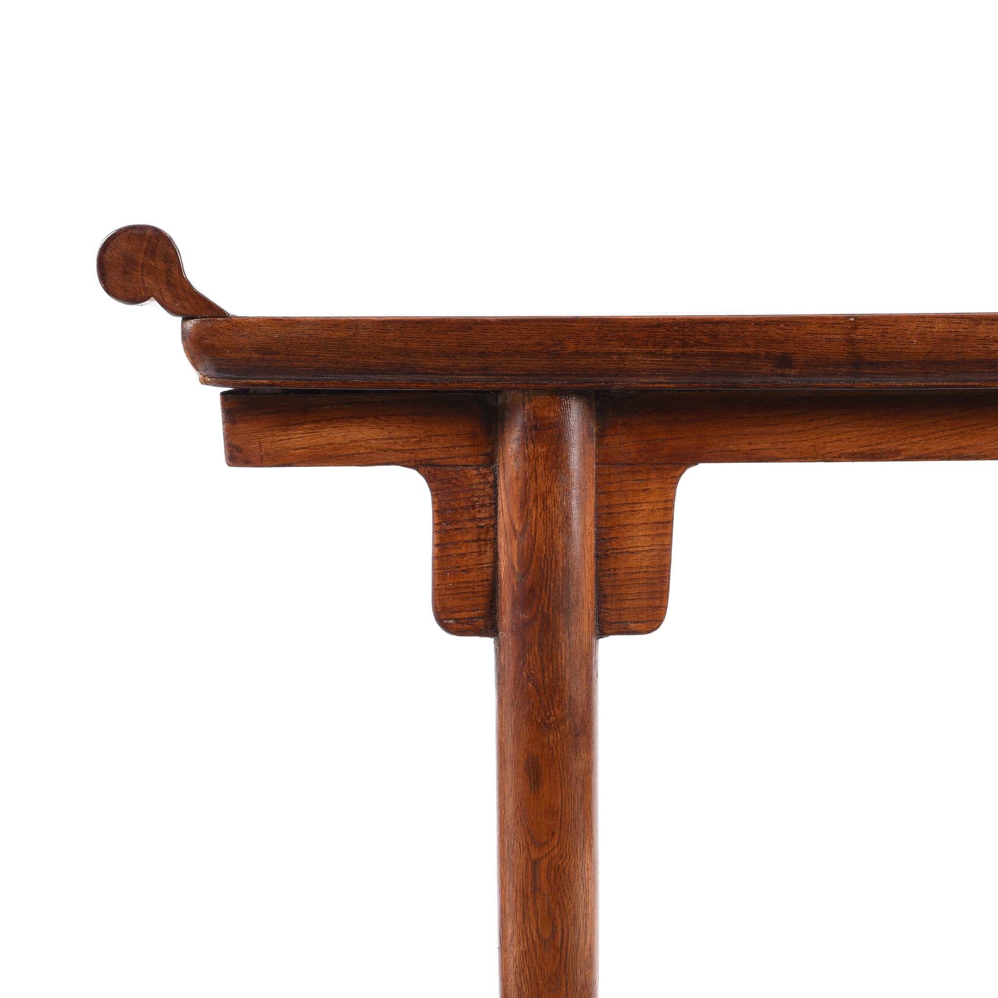 Red Elm Altar Table From Shanxi - 19thC - Image 3