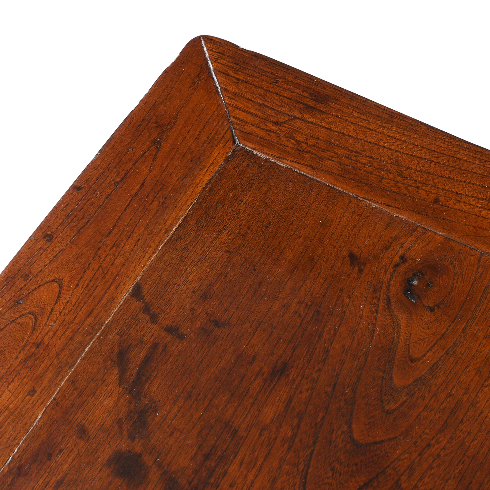Red Elm Square Side Table From Jiangsu - 19th Century - Image 6