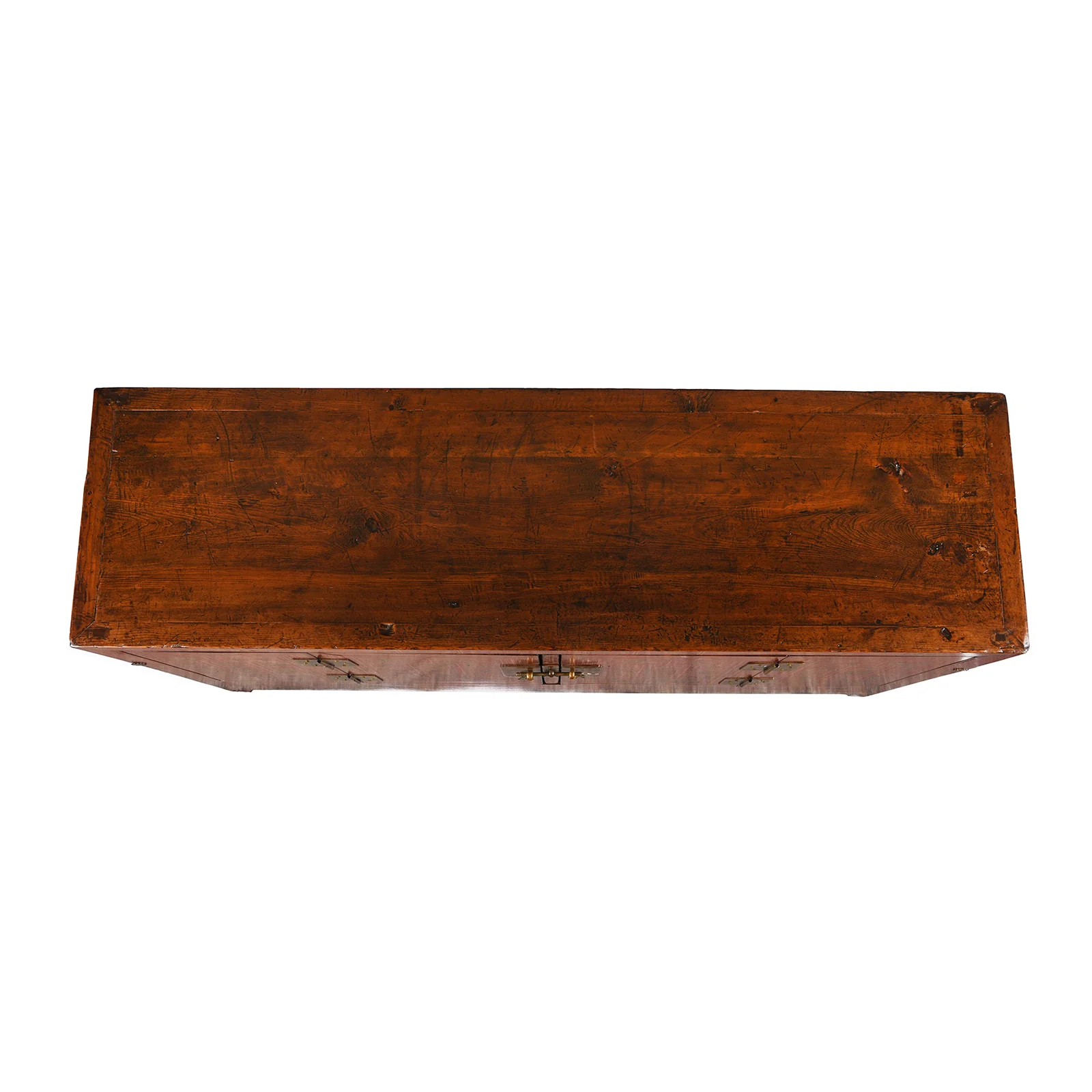 Red Lacquer Chinese Sideboard From Dongbei - Ca 1920 - Image 6