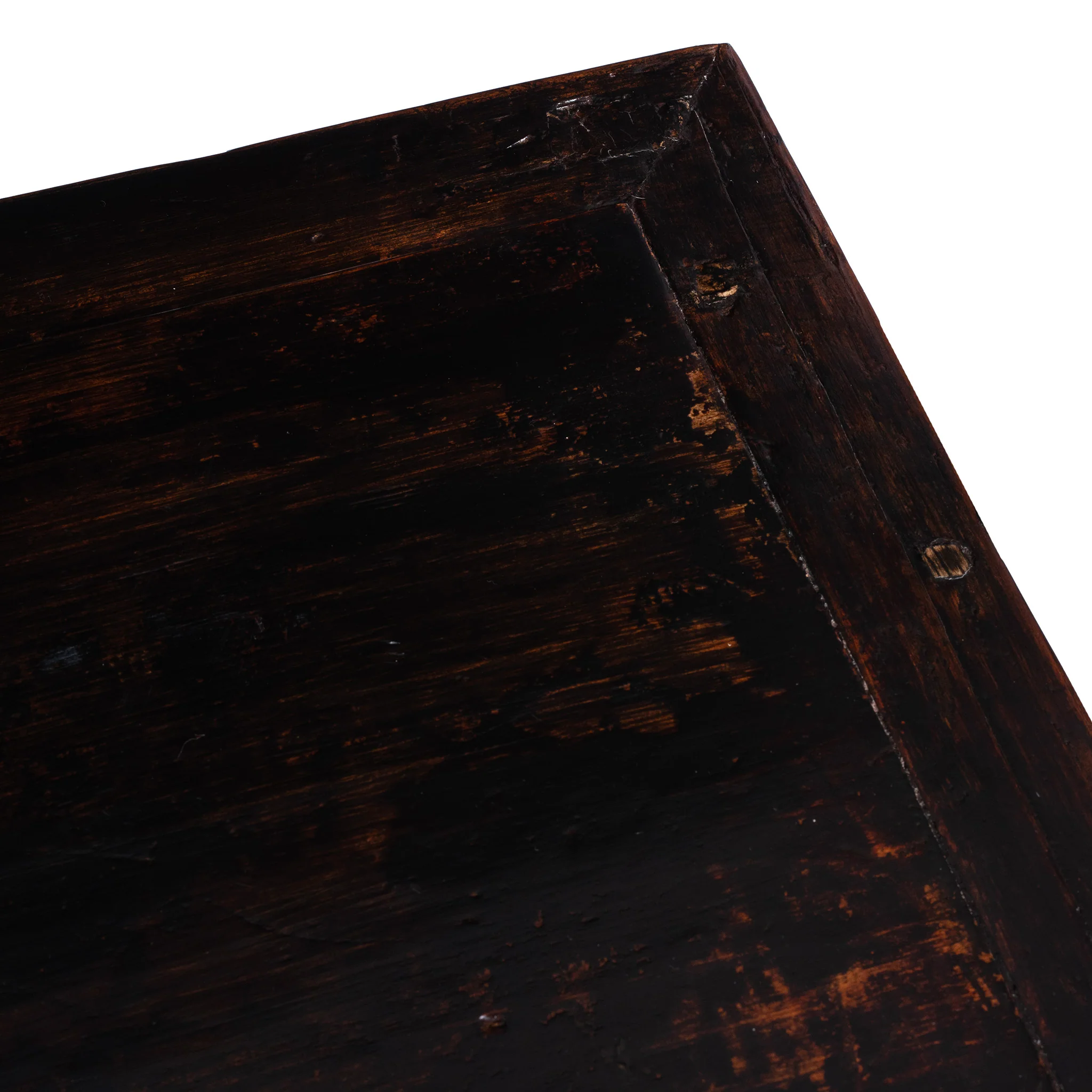 Red Lacquer Chinese Sideboard From Dongbei - Ca 1920 - Image 11