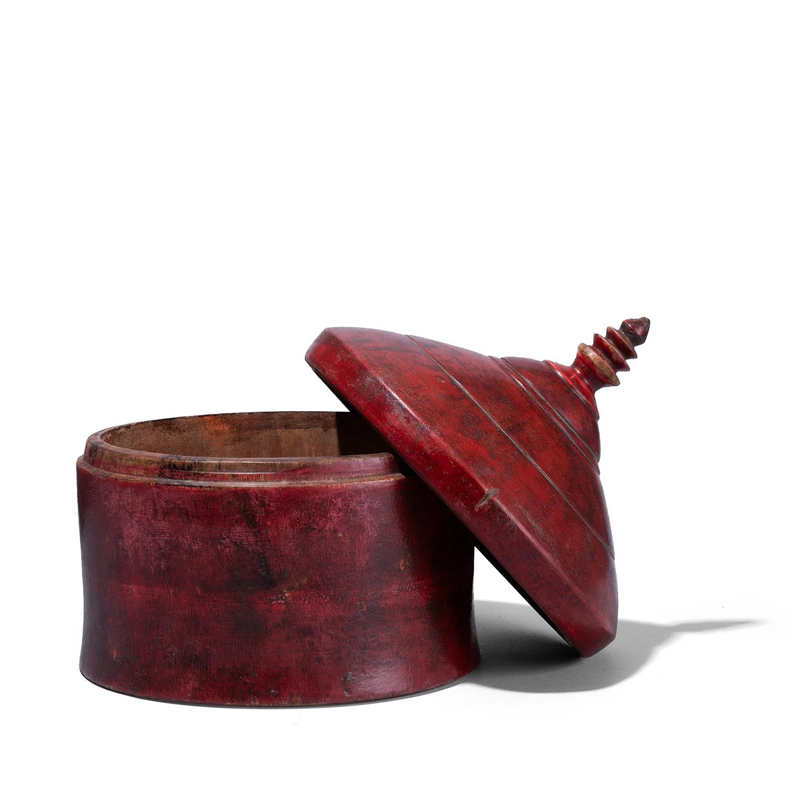 Lacquer Pot From Uttar Pradesh - Ca 1930's - Image 3