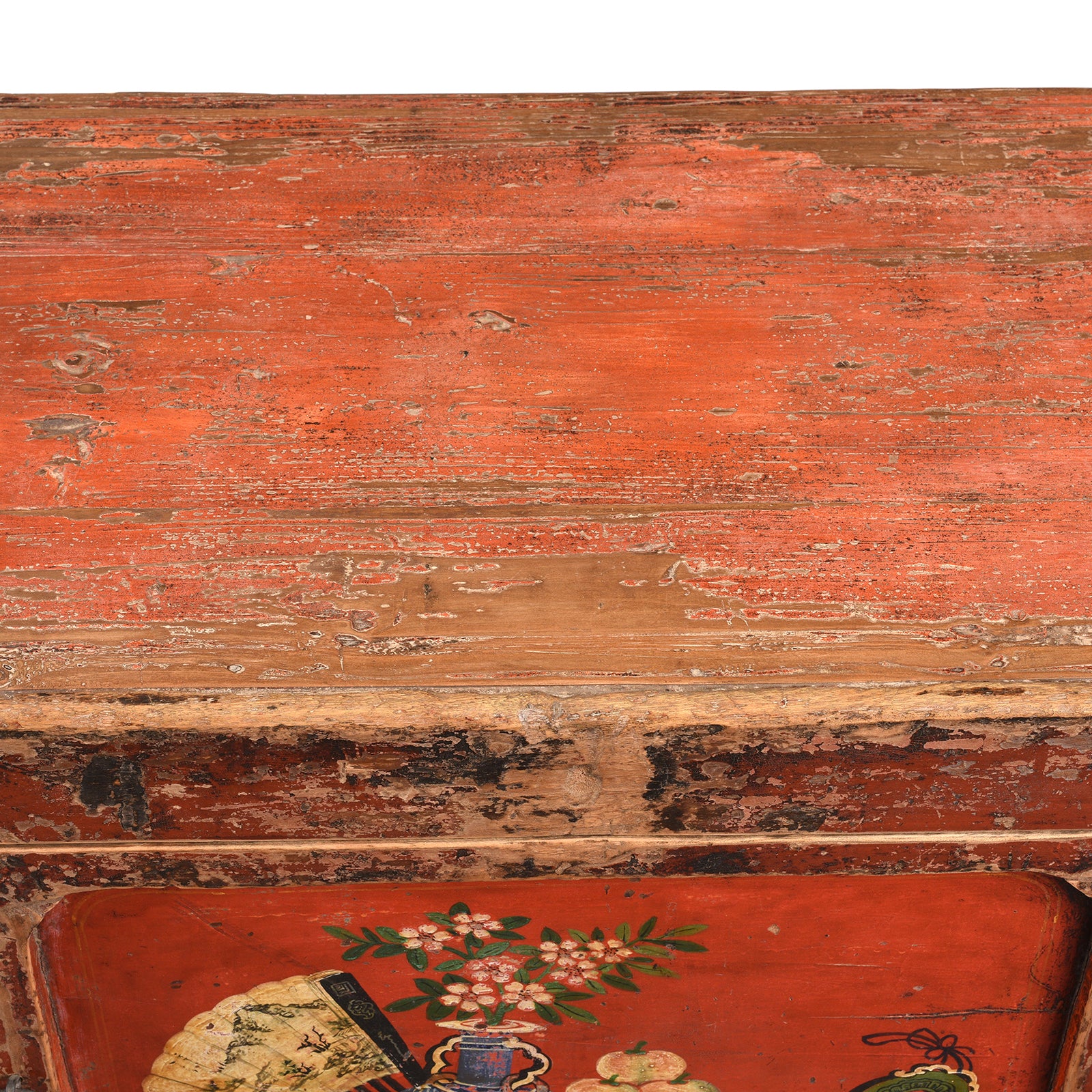 Red Painted Gansu Sideboard - Early 19th Century - Image 10
