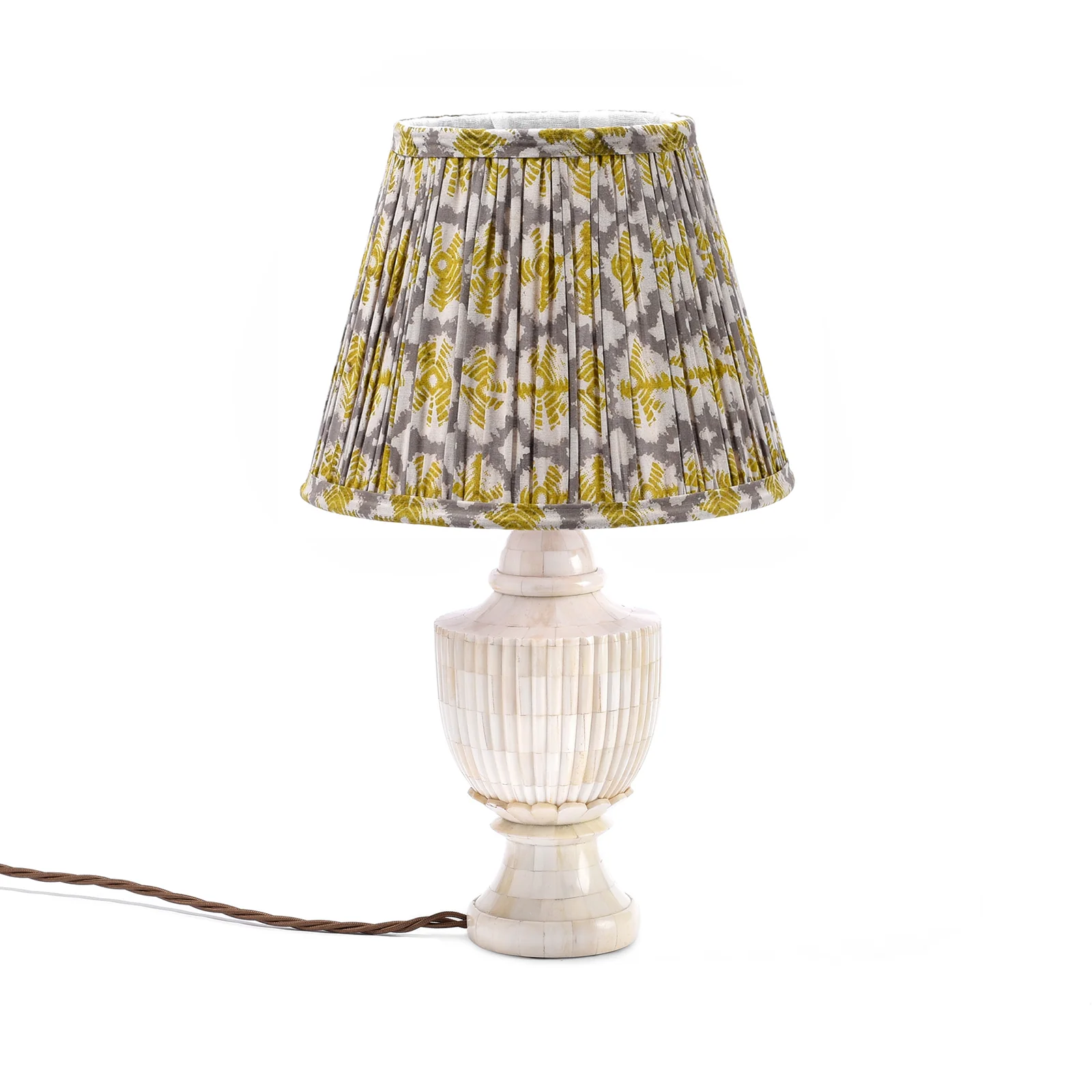 Regency Style Bone Inlay Table Lamp - Image 2