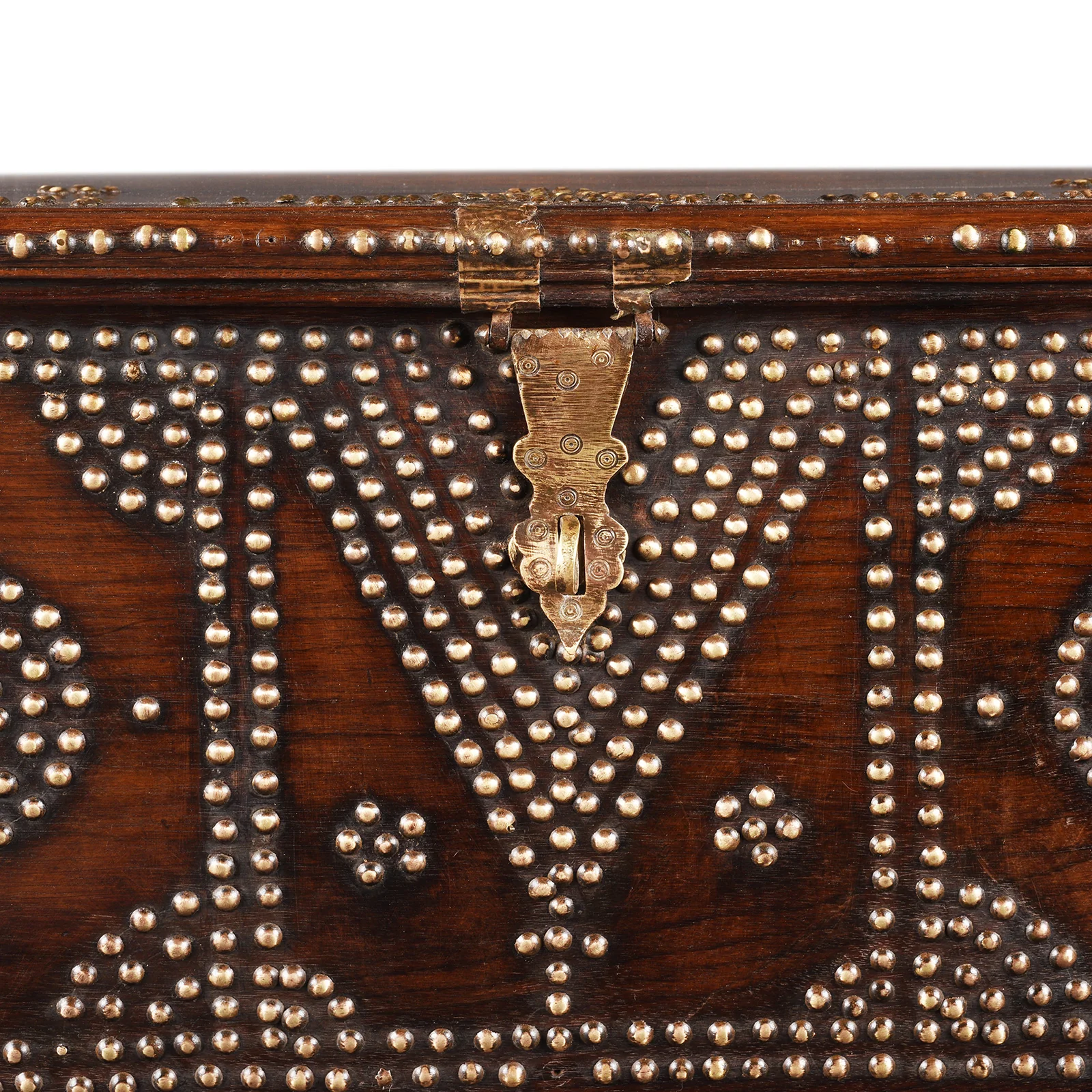 Rosewood Brass Studded 'Zanzibar' Chest - 19th Century - Image 4