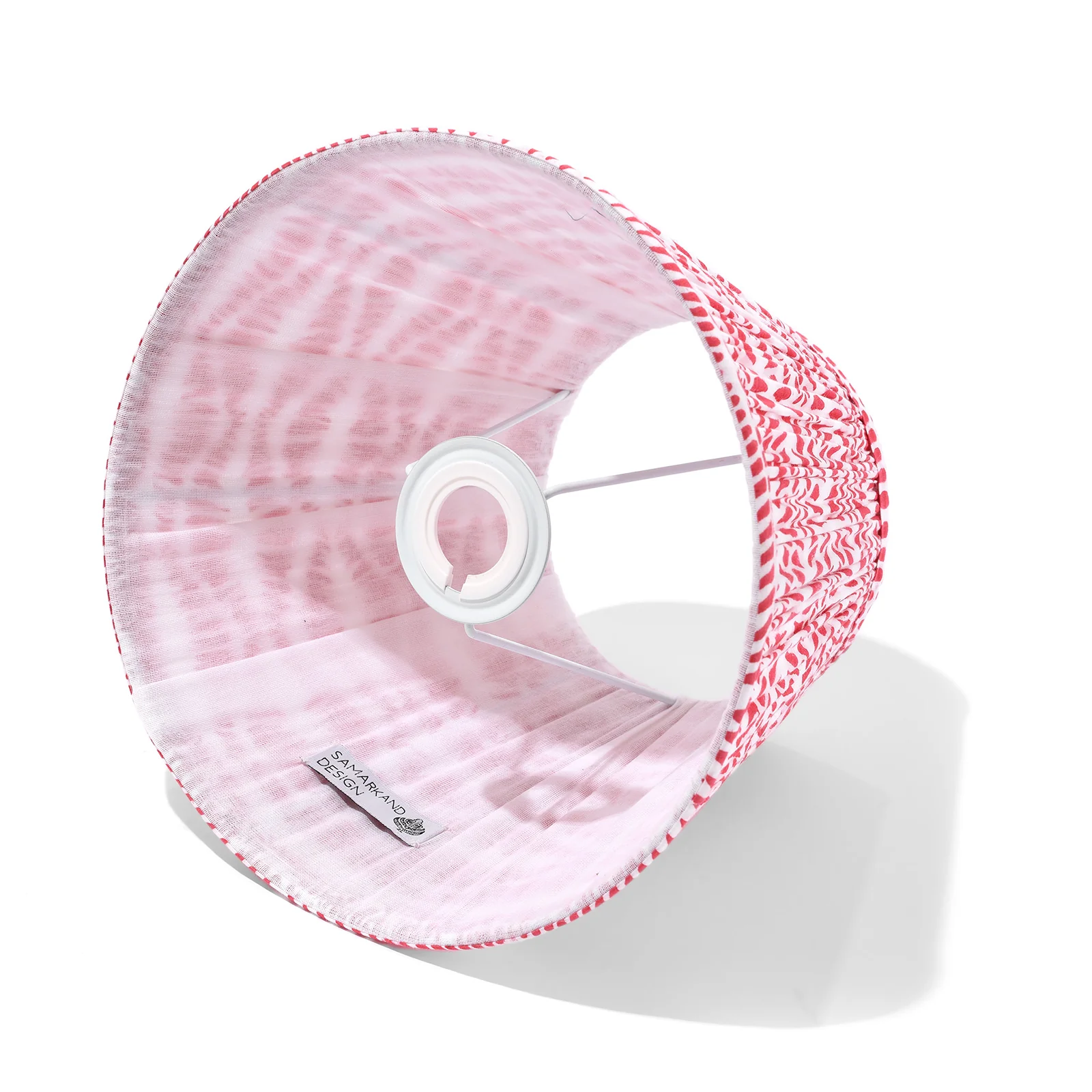 Samarkand Pink & Ochre Empire Lampshade - Image 6