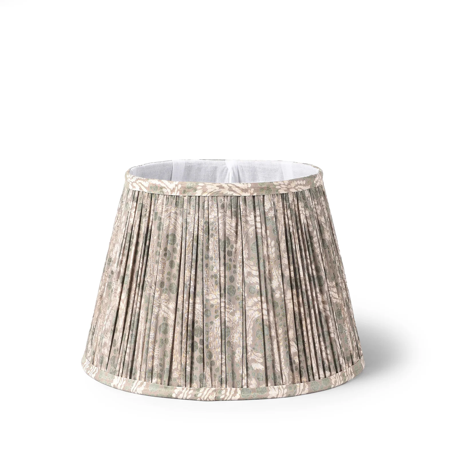 Samarkand Teal Bubble Cotton Empire Shade - 30cm
