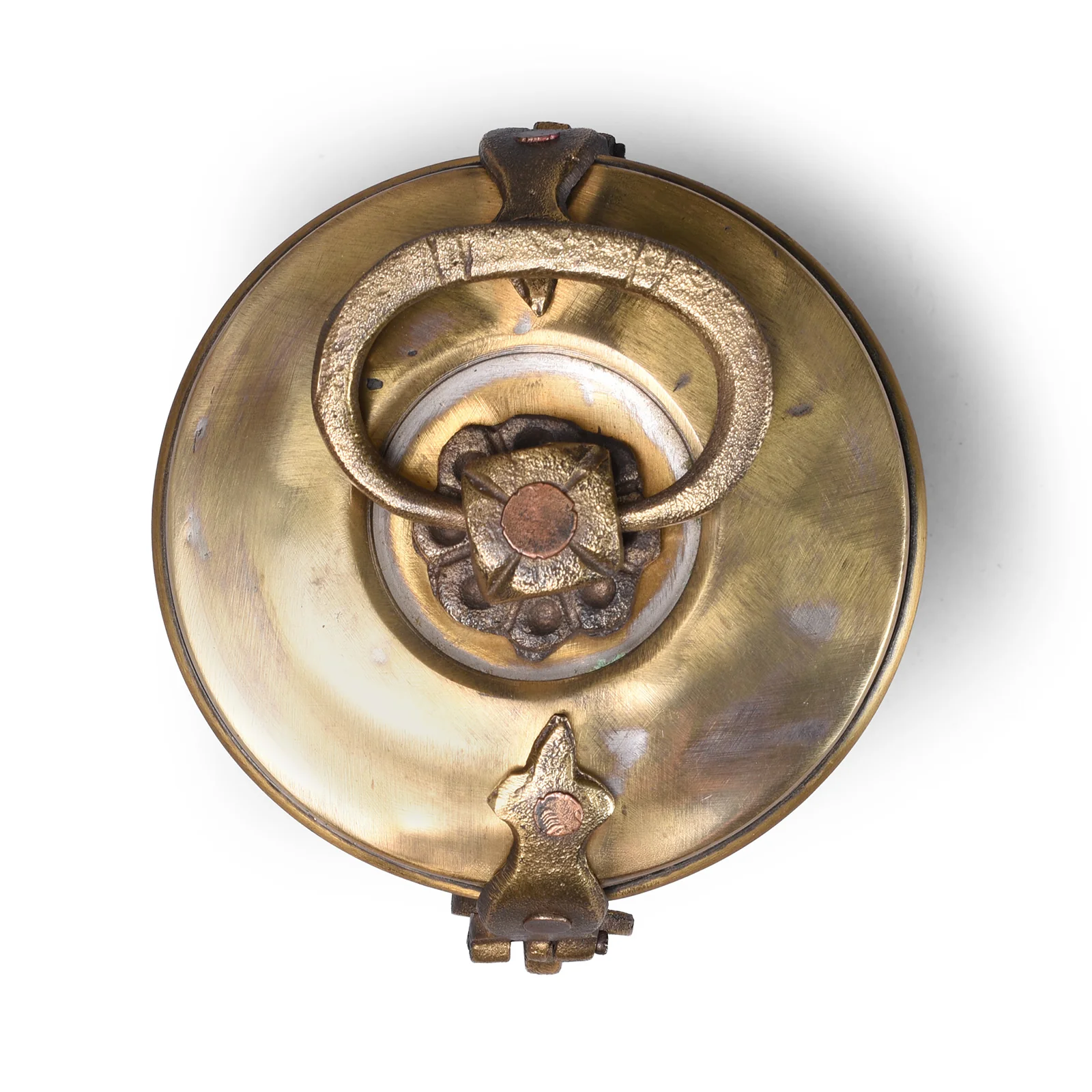 Vintage Small Brass Food Caddy From Bombay - Ca 1920 - Image 5