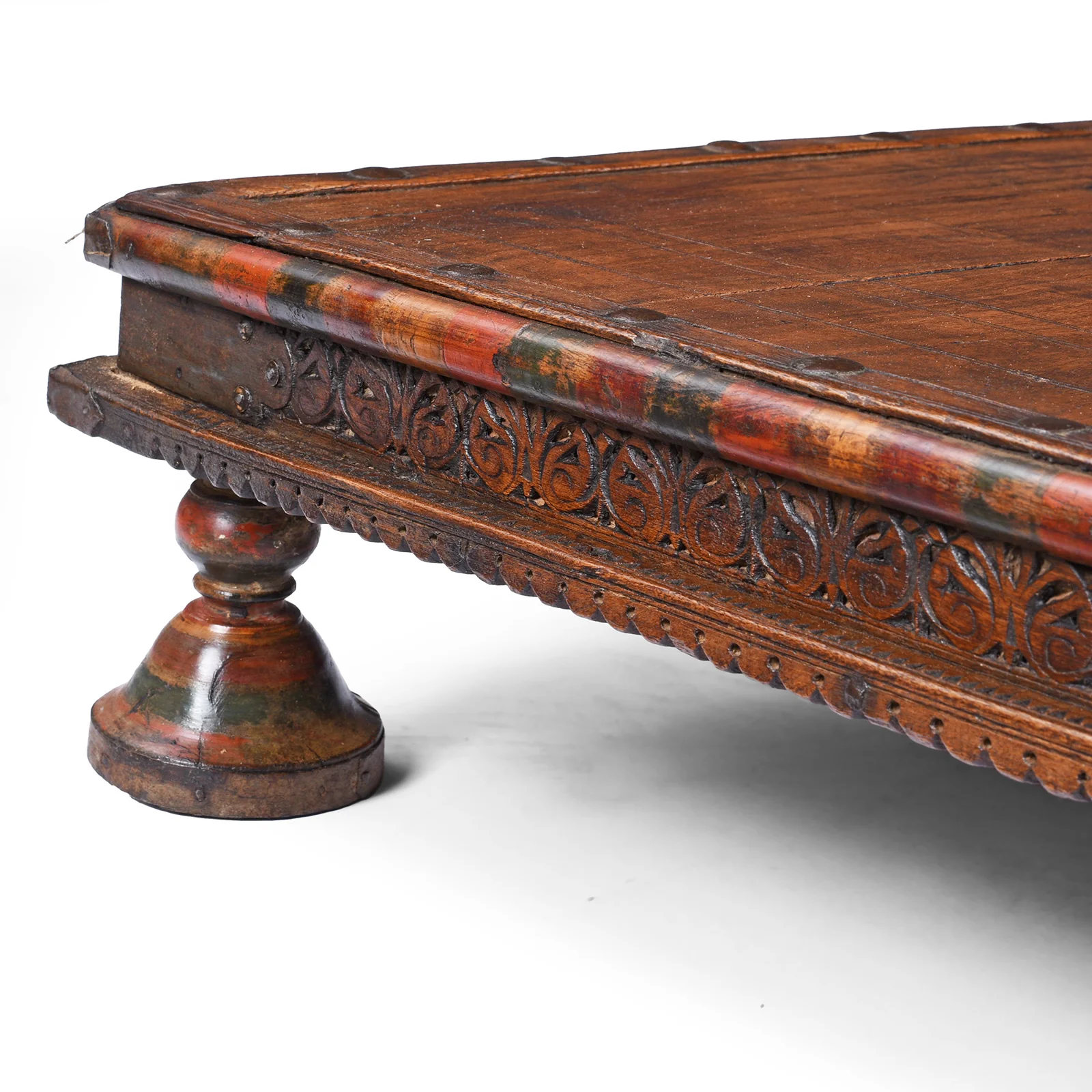 Square Bajot Low Table From Shekhawati - 19th Century - Image 4