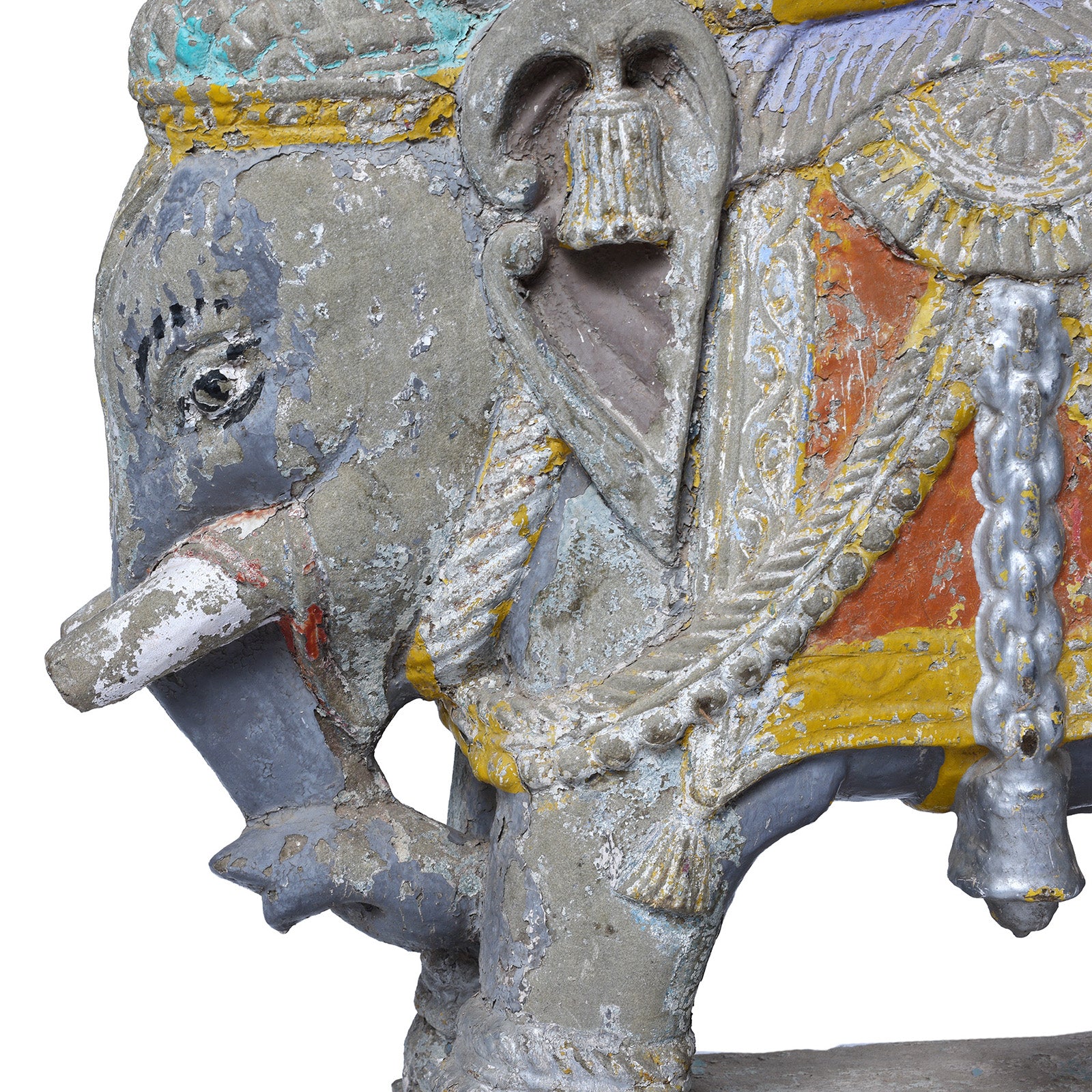 Stone Elephant With Riders From Kutch - 18th Century - Image 14