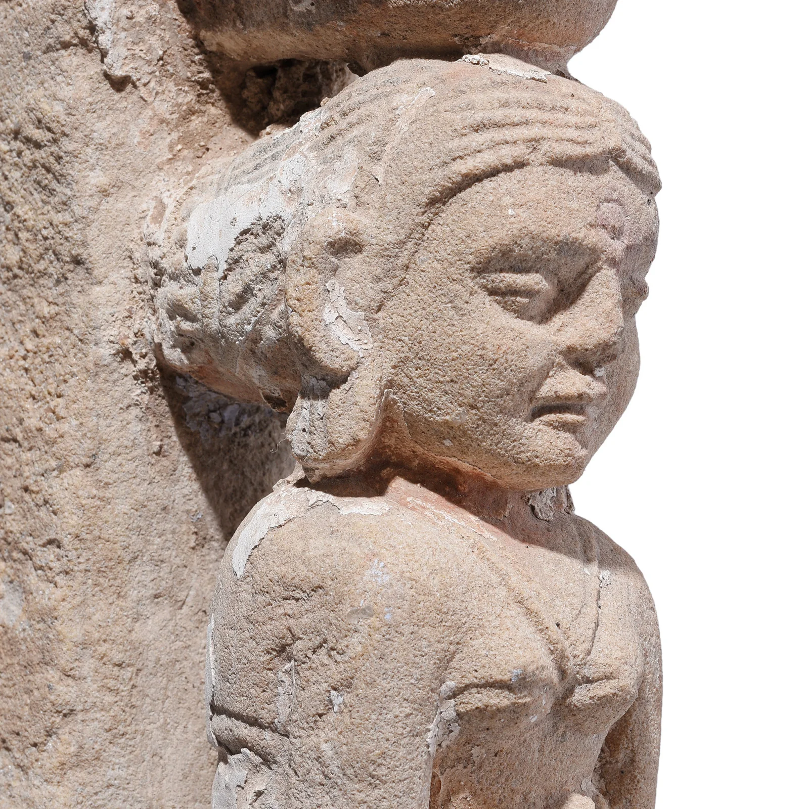 Stone Lamp Bracket From Gujarat - 19th Century - Image 4