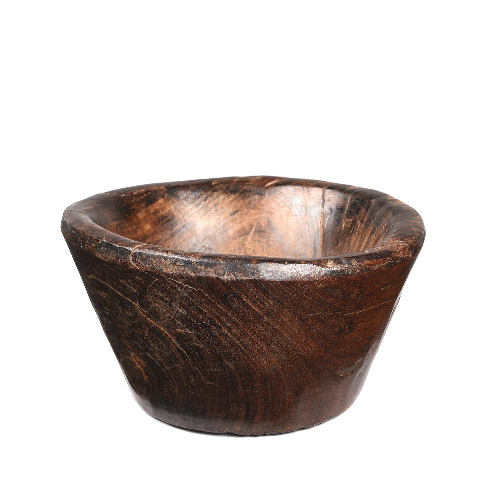 Teak Bowl From Rajasthan - Early 20thC