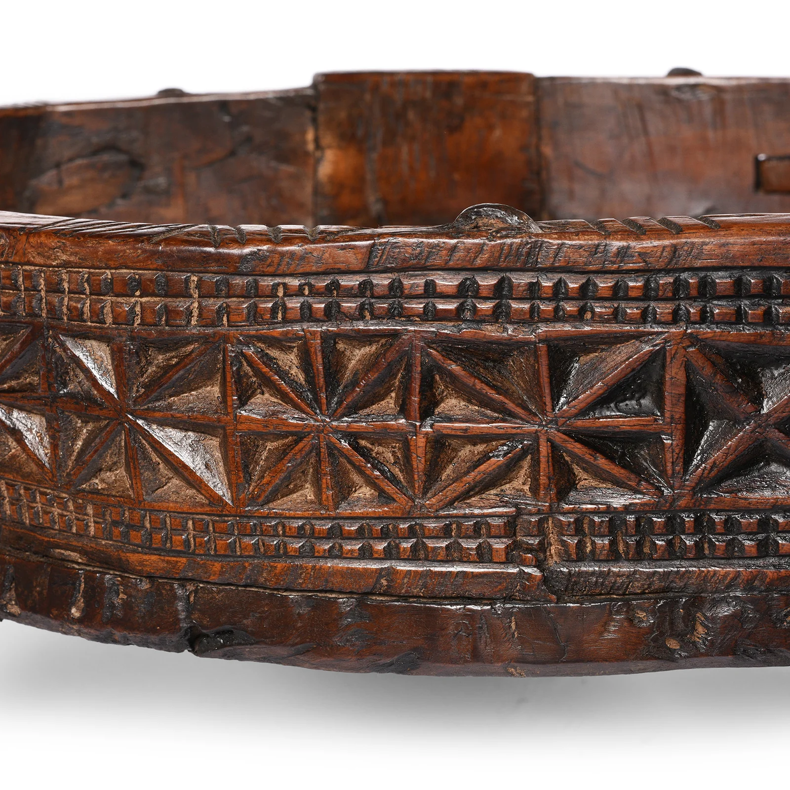 Teak Chakki Rice Mill From Rajasthan - 19th Century - Image 6