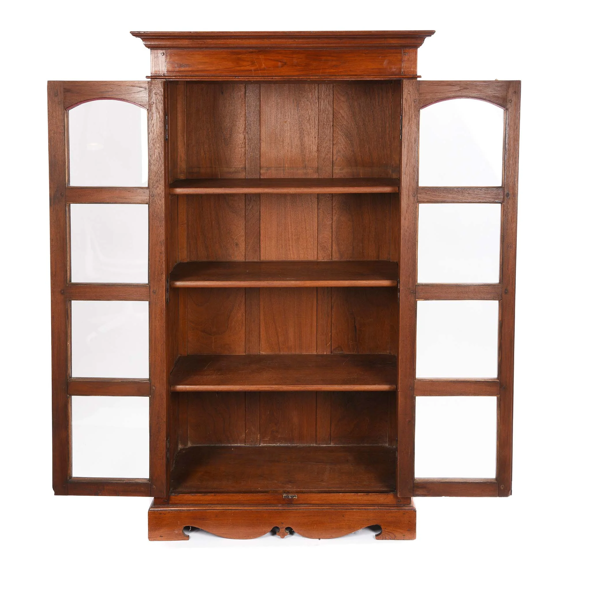 Anglo Indian Glazed Book Cabinet - Ca 1930 - Image 3