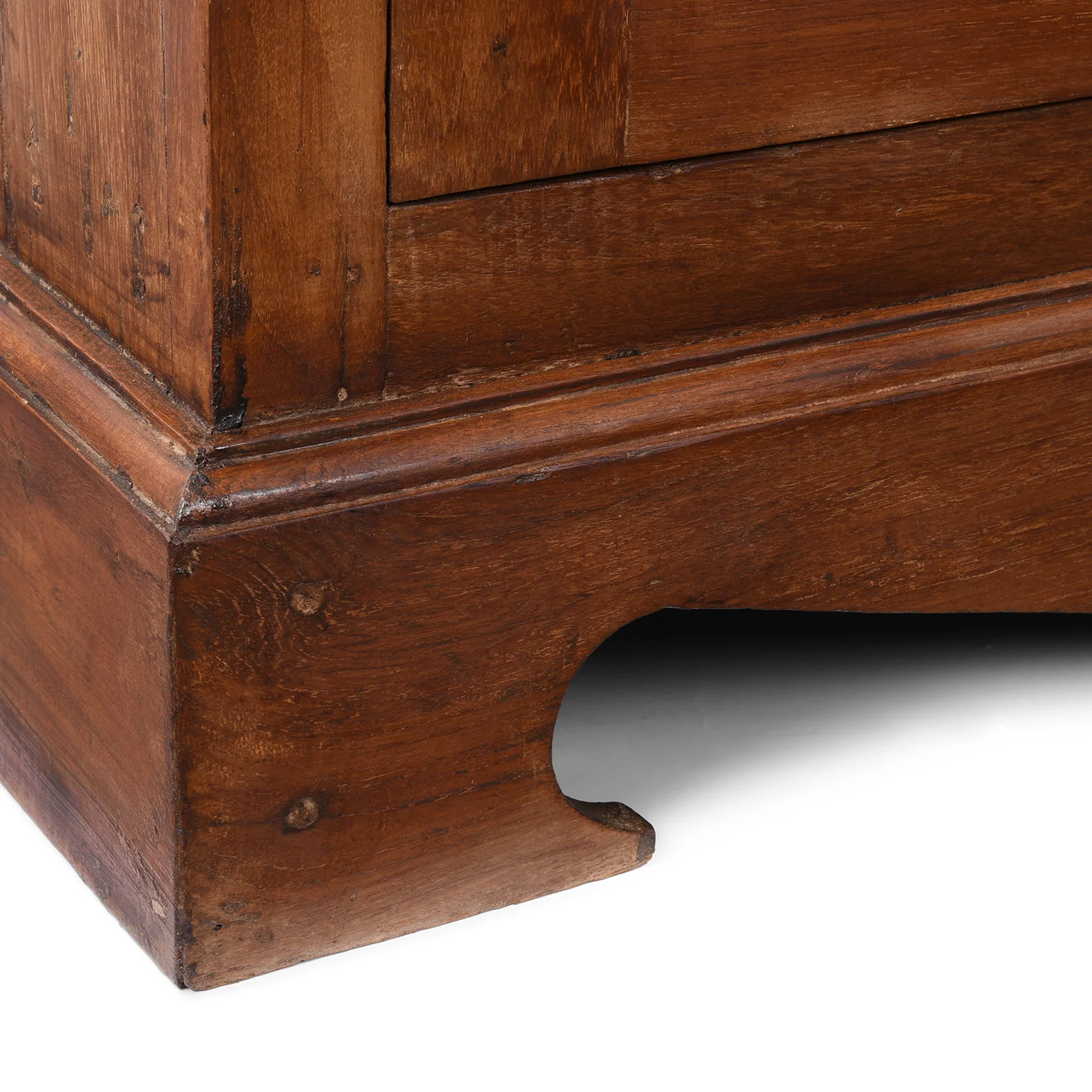 Glazed Teak Indian Book Cabinet - Late 19th Century - Image 8