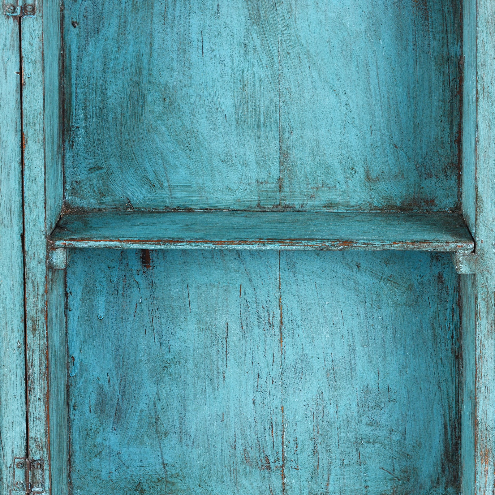Teak Glazed Wall Cabinet - Ca 1920 - Image 4