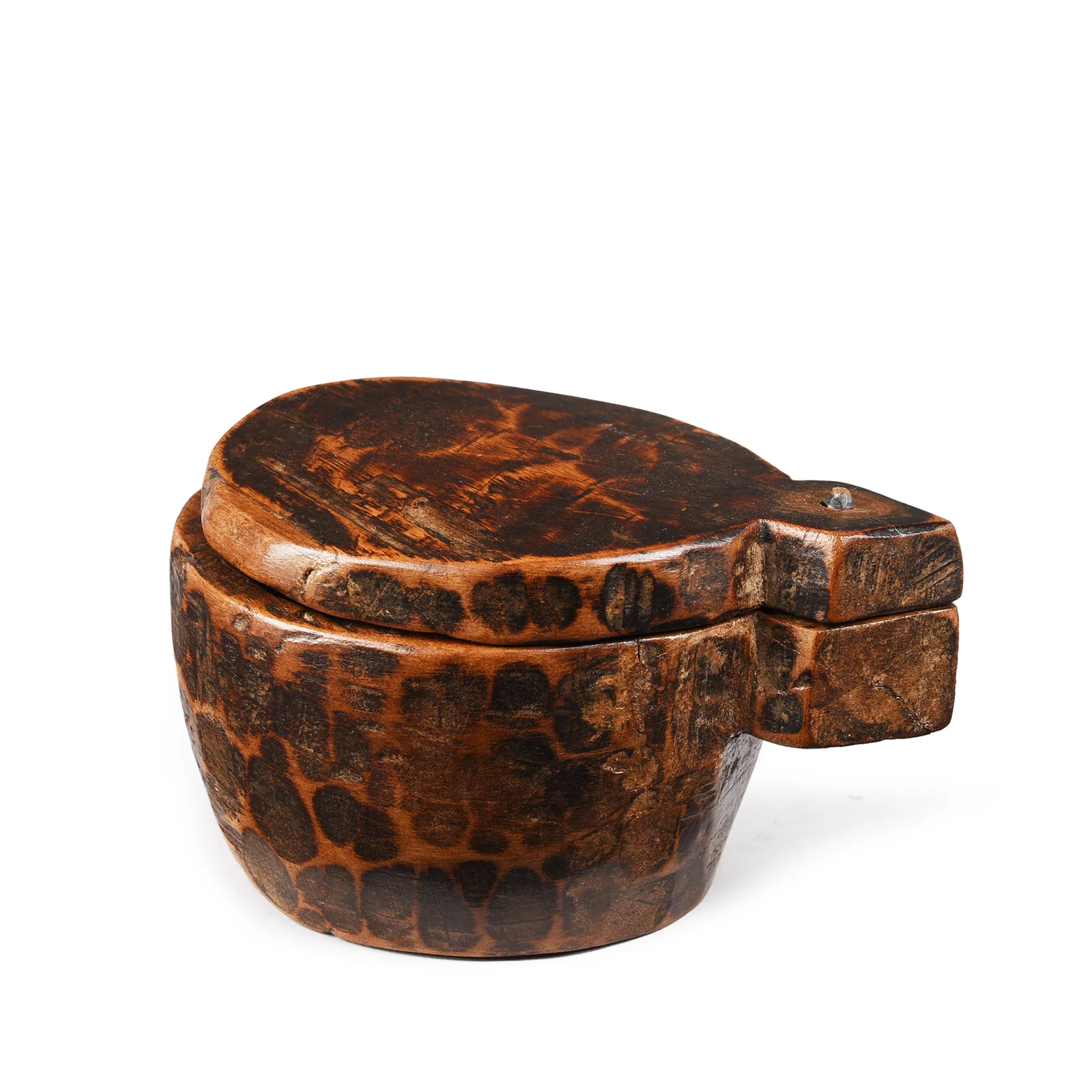 Teak Masala Box From Banswara Tribal Region - 19th Century - Image 4