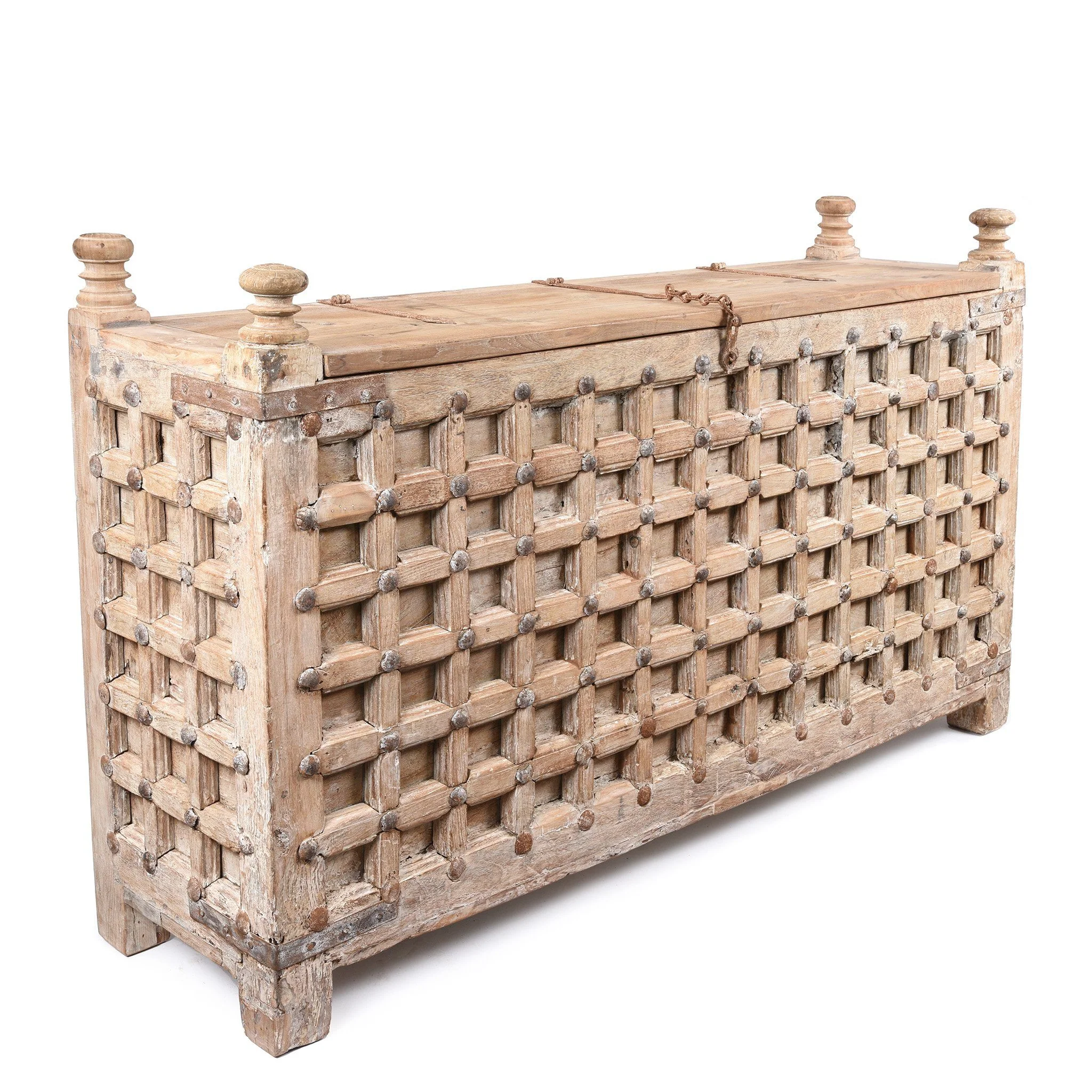 Indian Kothla Majus Chest From Gujarat - 19thC - Image 7