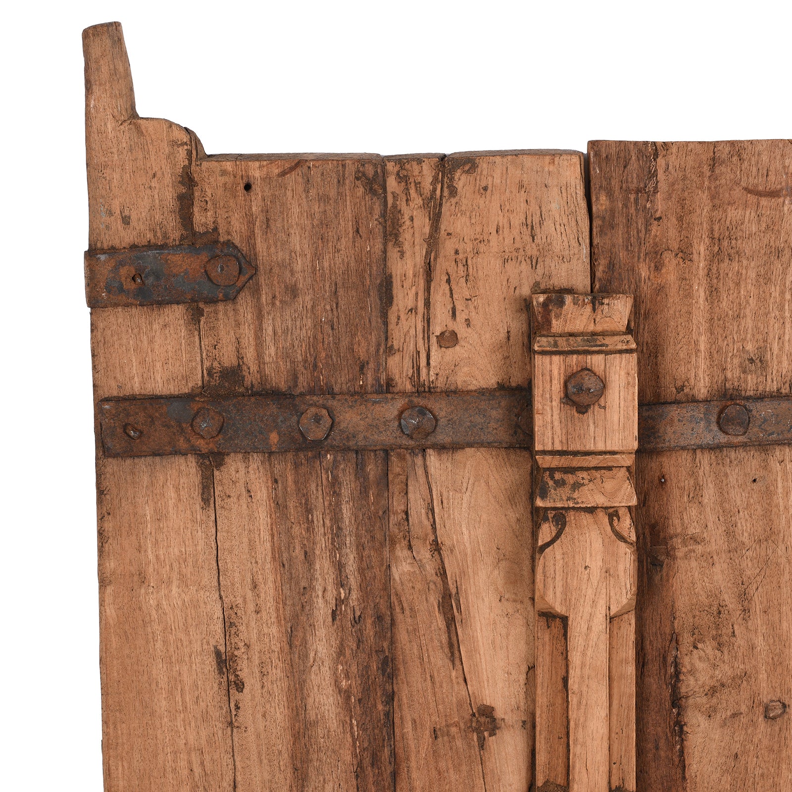Teak Window Shutter From Madhya Pradesh - 19th Century - Image 2