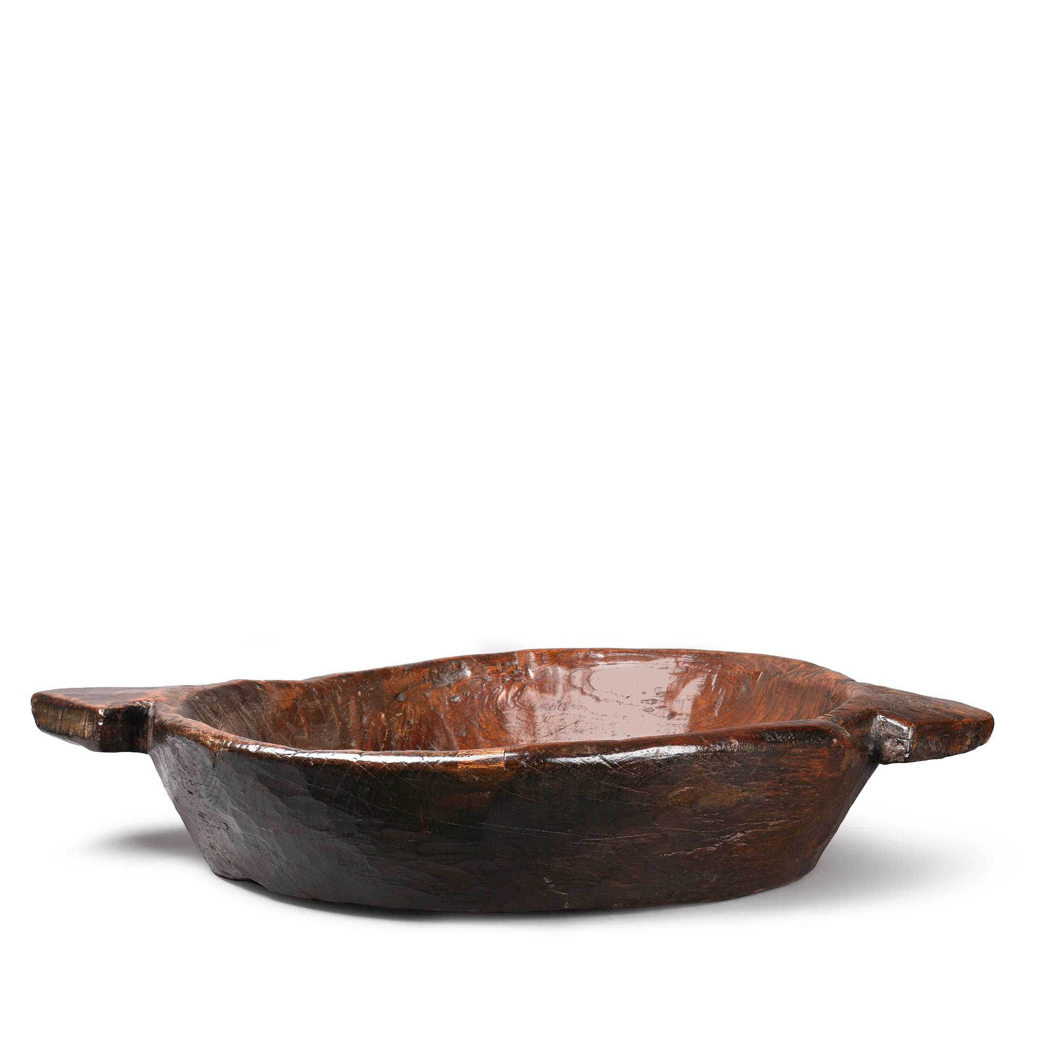 Teakwood Parath- Dough Mixing Bowl - 19thC - Image 2