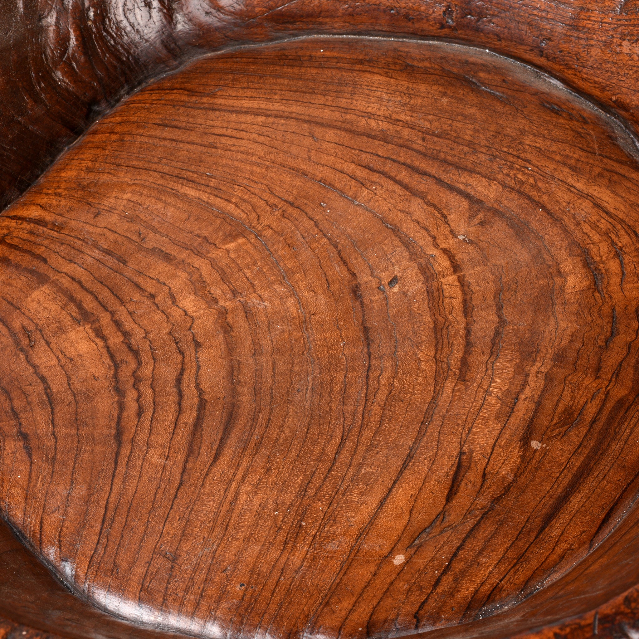 Teakwood Parath- Dough Mixing Bowl - 19thC - Image 4