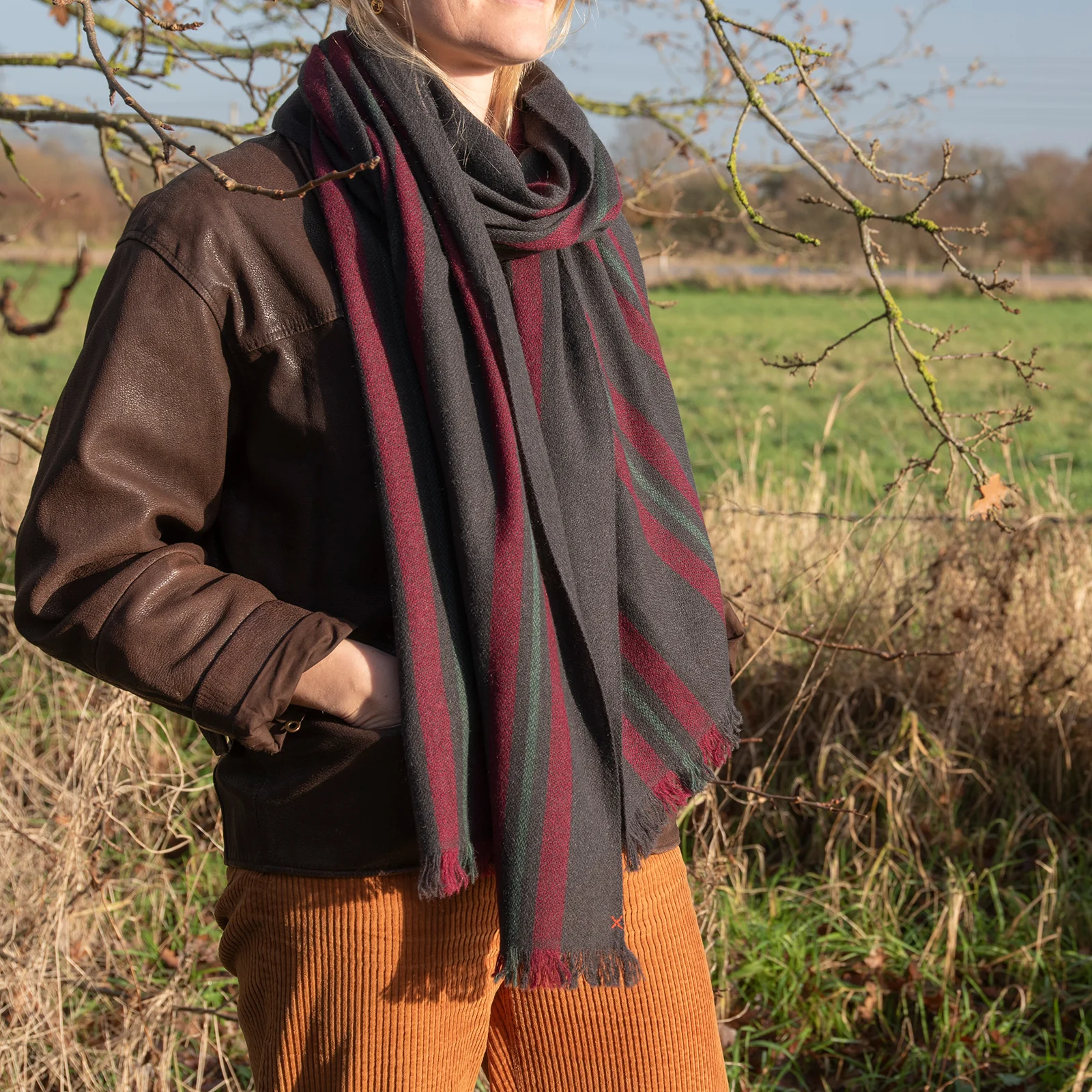 The Gorkha Yak Scarf by Cosi - 2 Colours - Image 2
