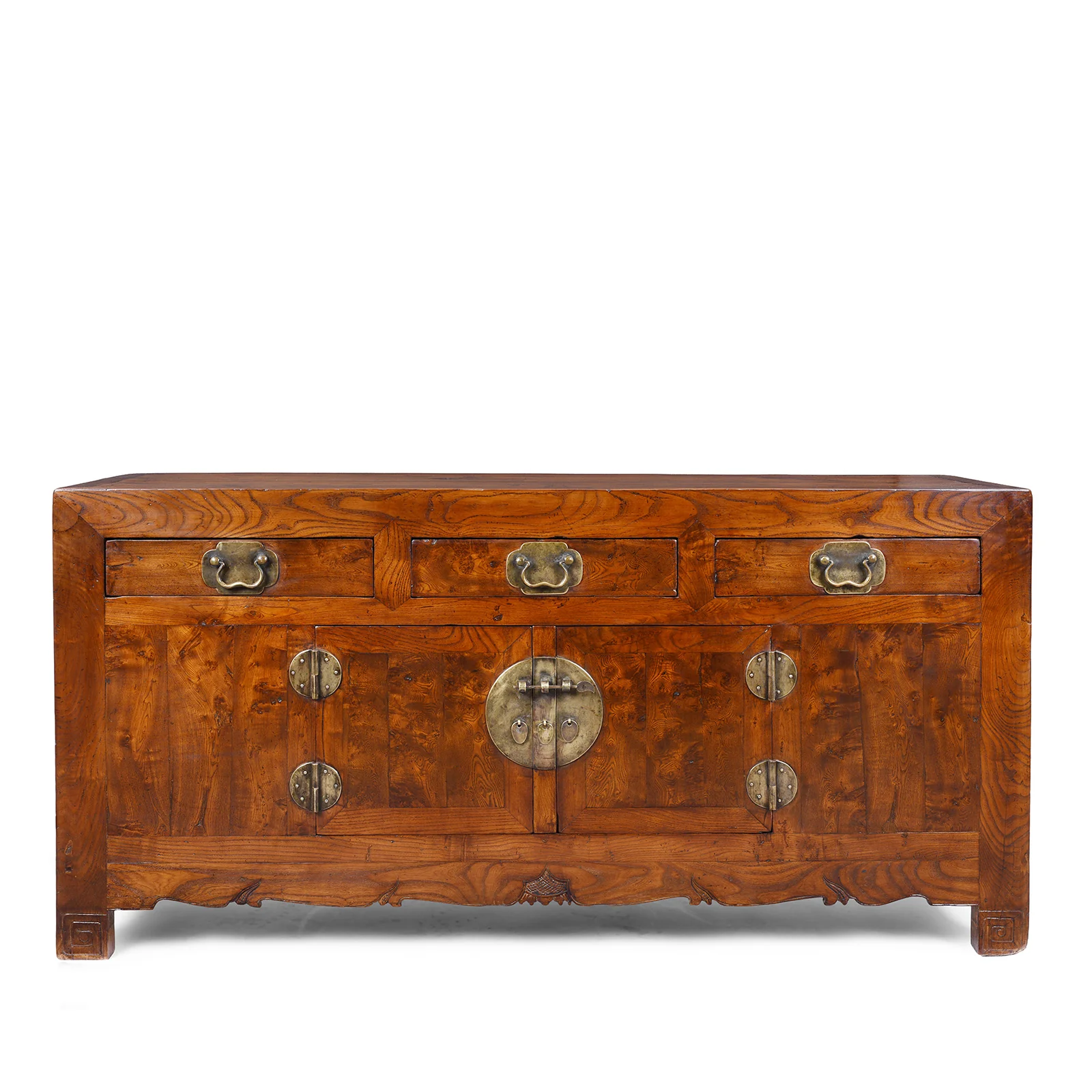 Tianjin Sideboard Made From Burr Elm - 19th Century