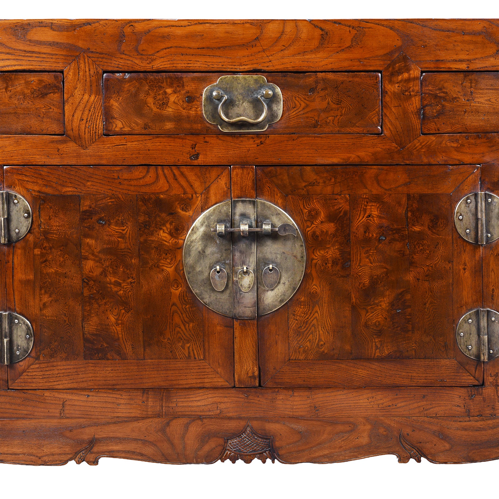 Tianjin Sideboard Made From Burr Elm - 19th Century - Image 4
