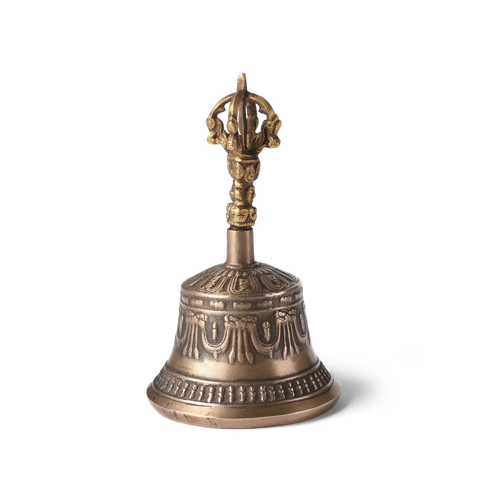 Tibetan Brass Bell - Reproduction of Traditional design