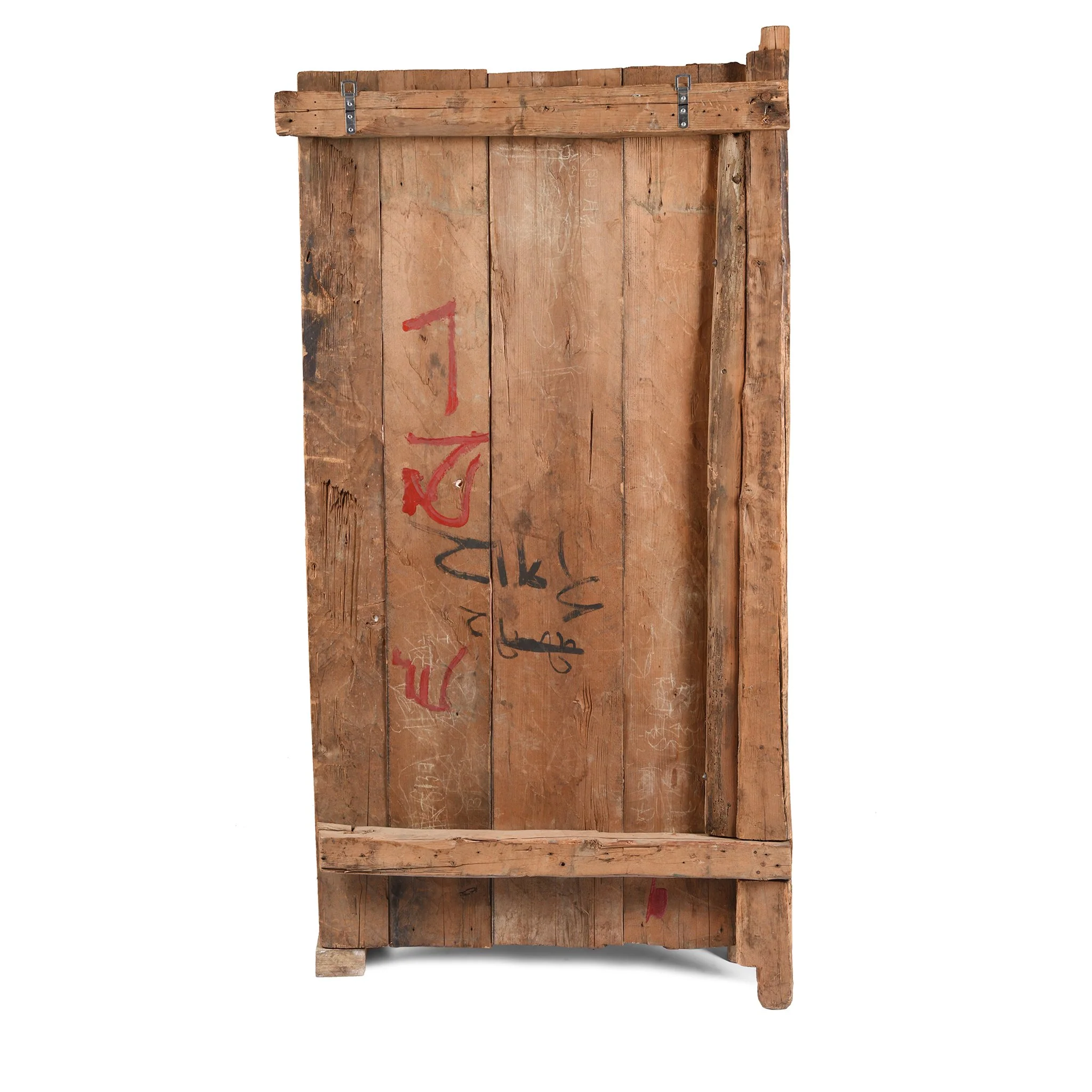 Tibetan Dragon Door panel With Original Paint 75 - 100 Yrs Old - Image 6