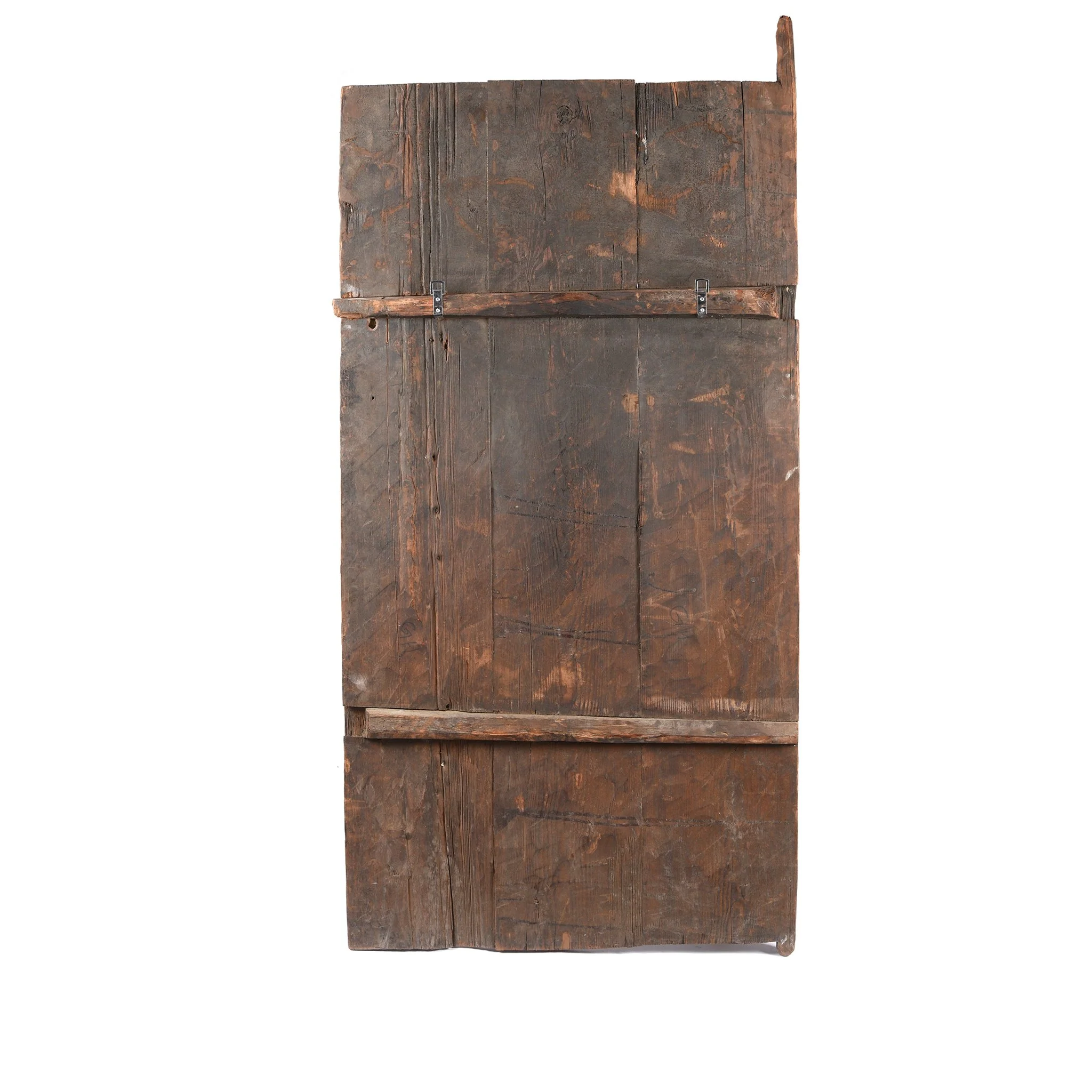 Tibetan Dragon Door Panel With Original Paint 75 - 100 Yrs Old - Image 12