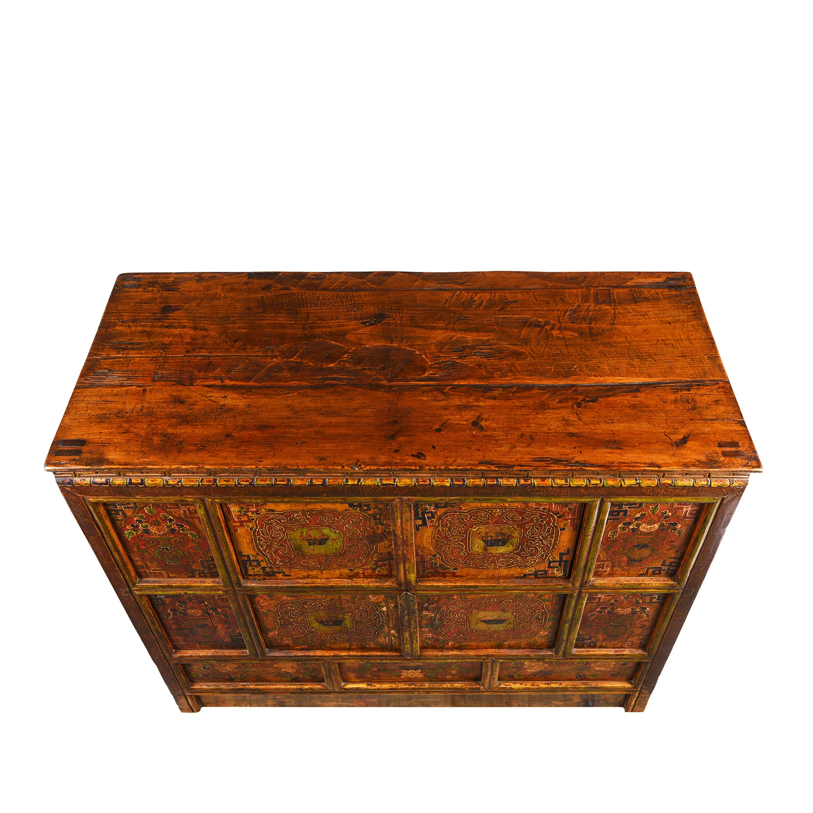 Tibetan Painted Altar Cabinet - Ca 1900 - Image 6