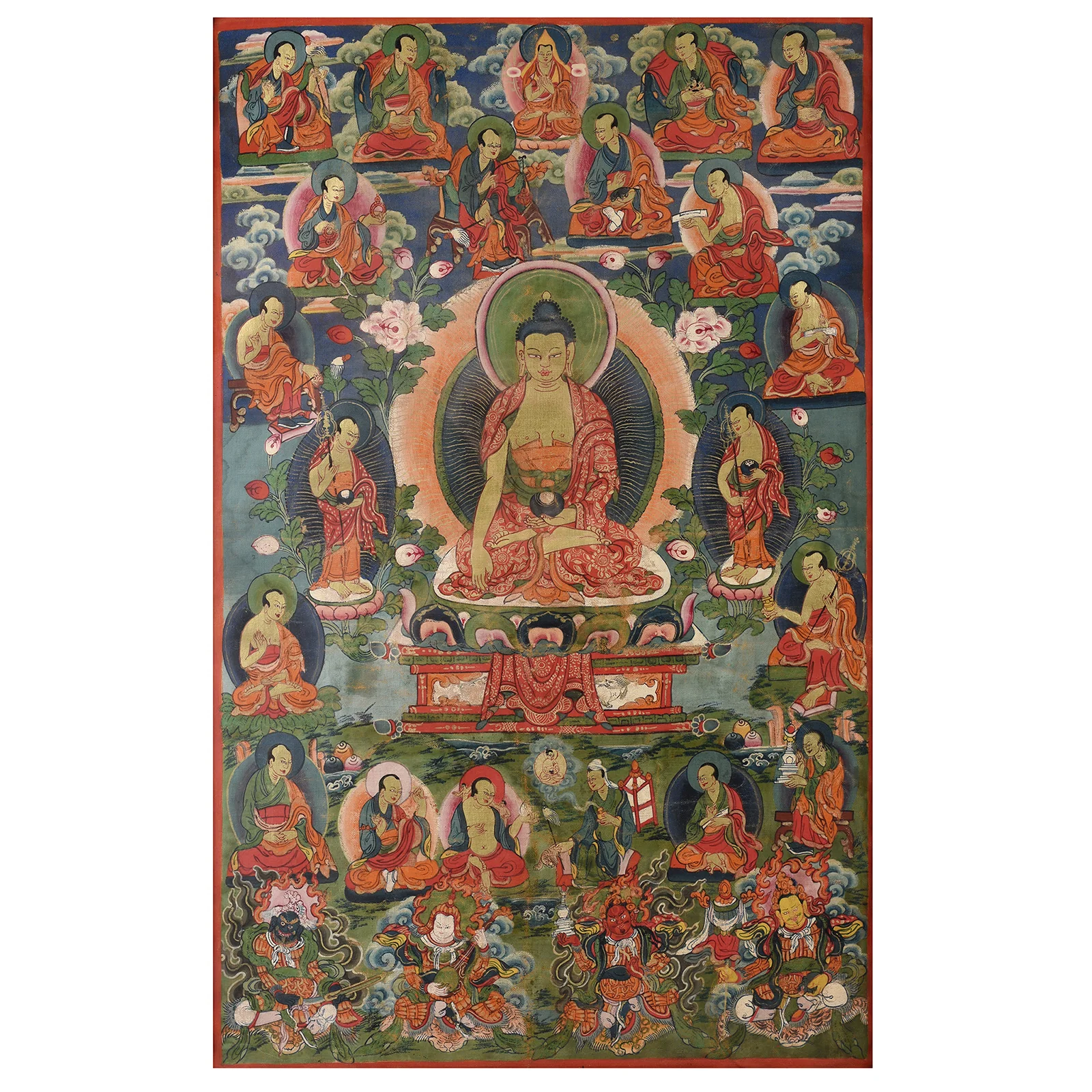 Tibetan Thangka 19th Century - Image 4