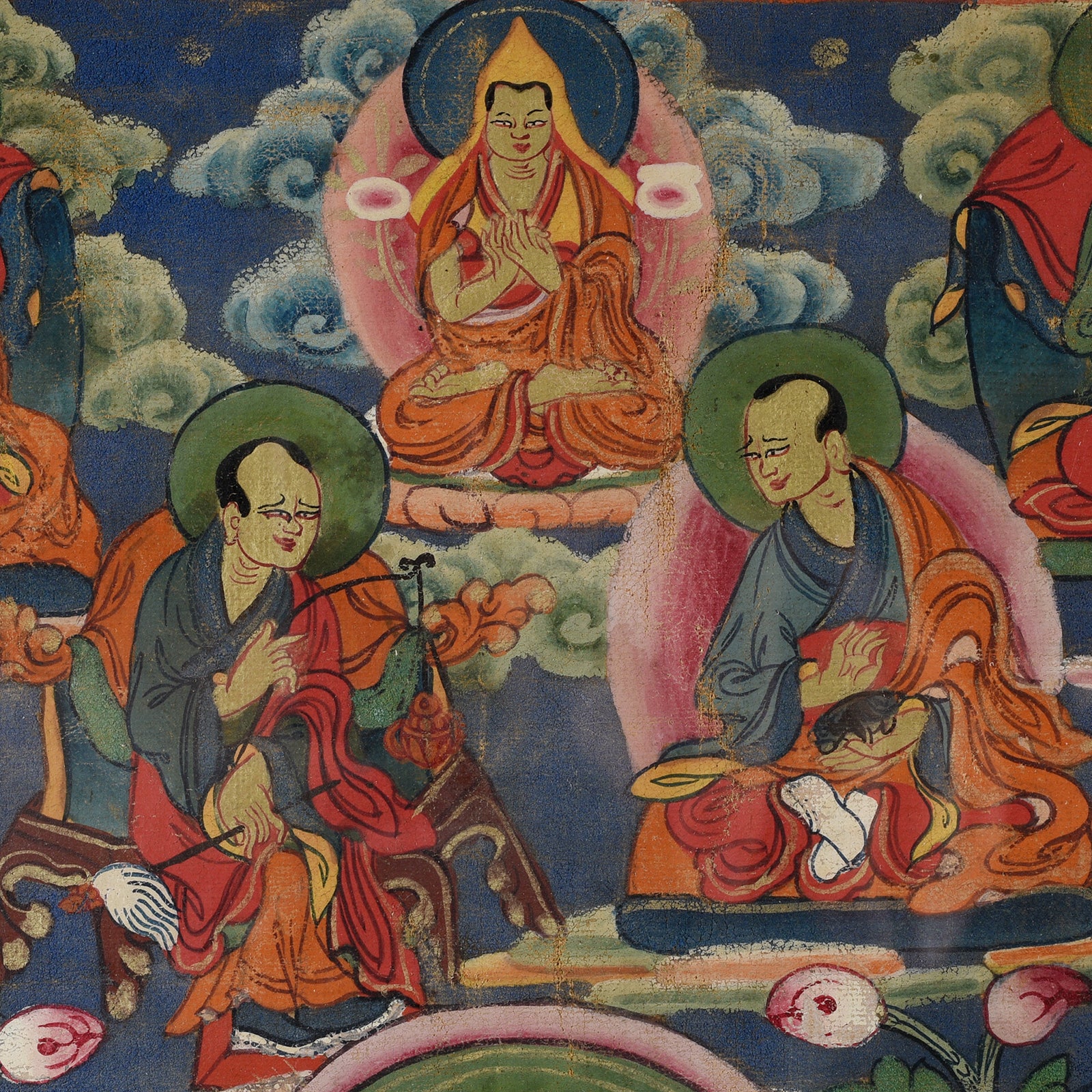 Tibetan Thangka 19th Century - Image 6