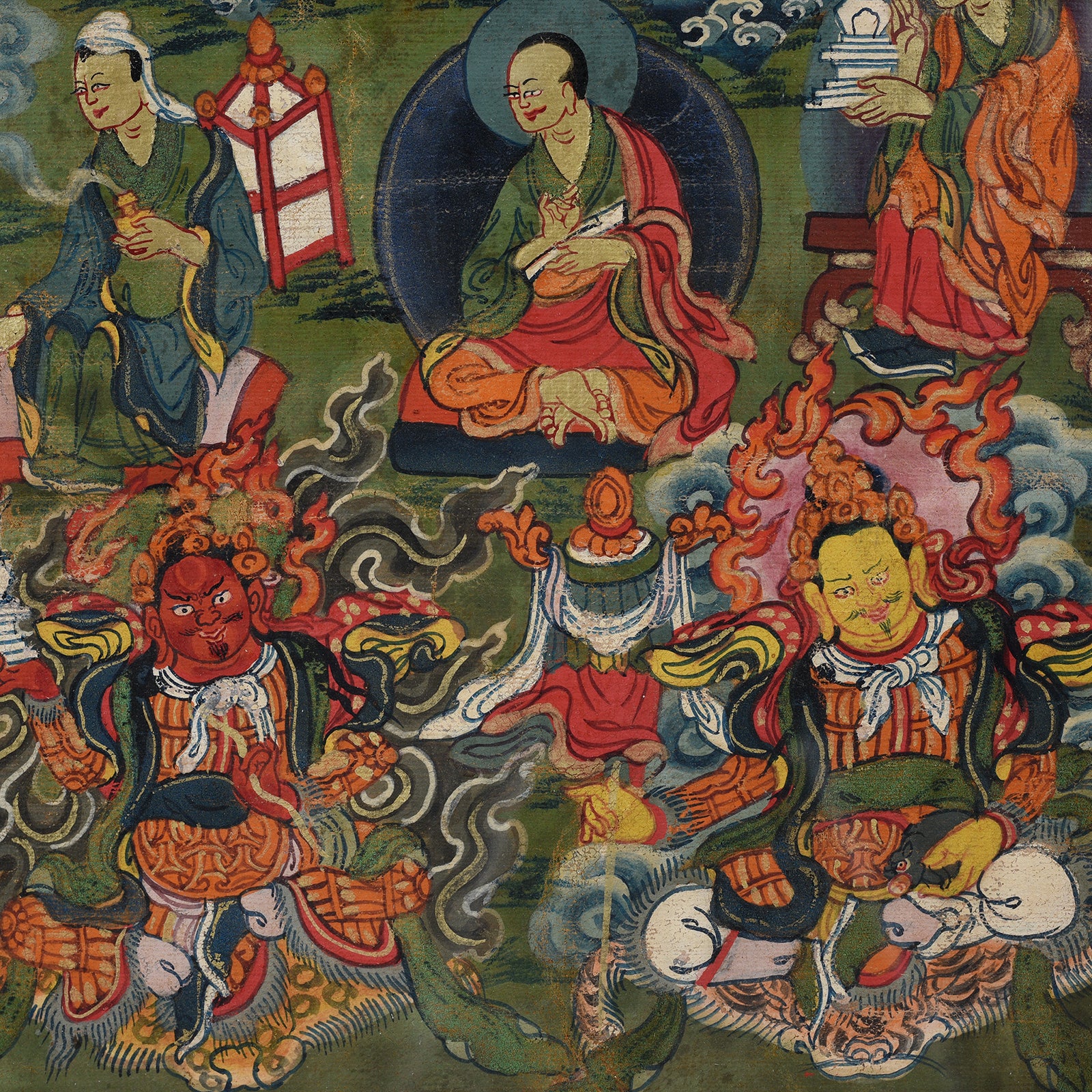 Tibetan Thangka 19th Century - Image 8