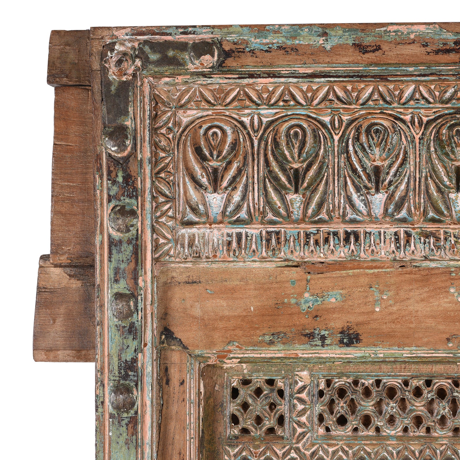 Tiwalia Shrine Panel Mirror From Bikaner - 19th Century - Image 5
