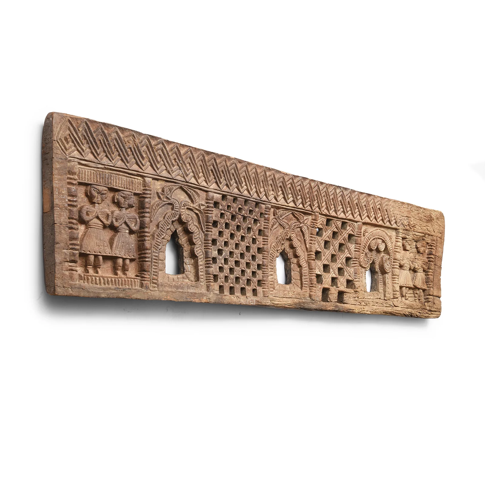 Carved Tribal Panel From Kullu Valley - 19th Century - Image 3