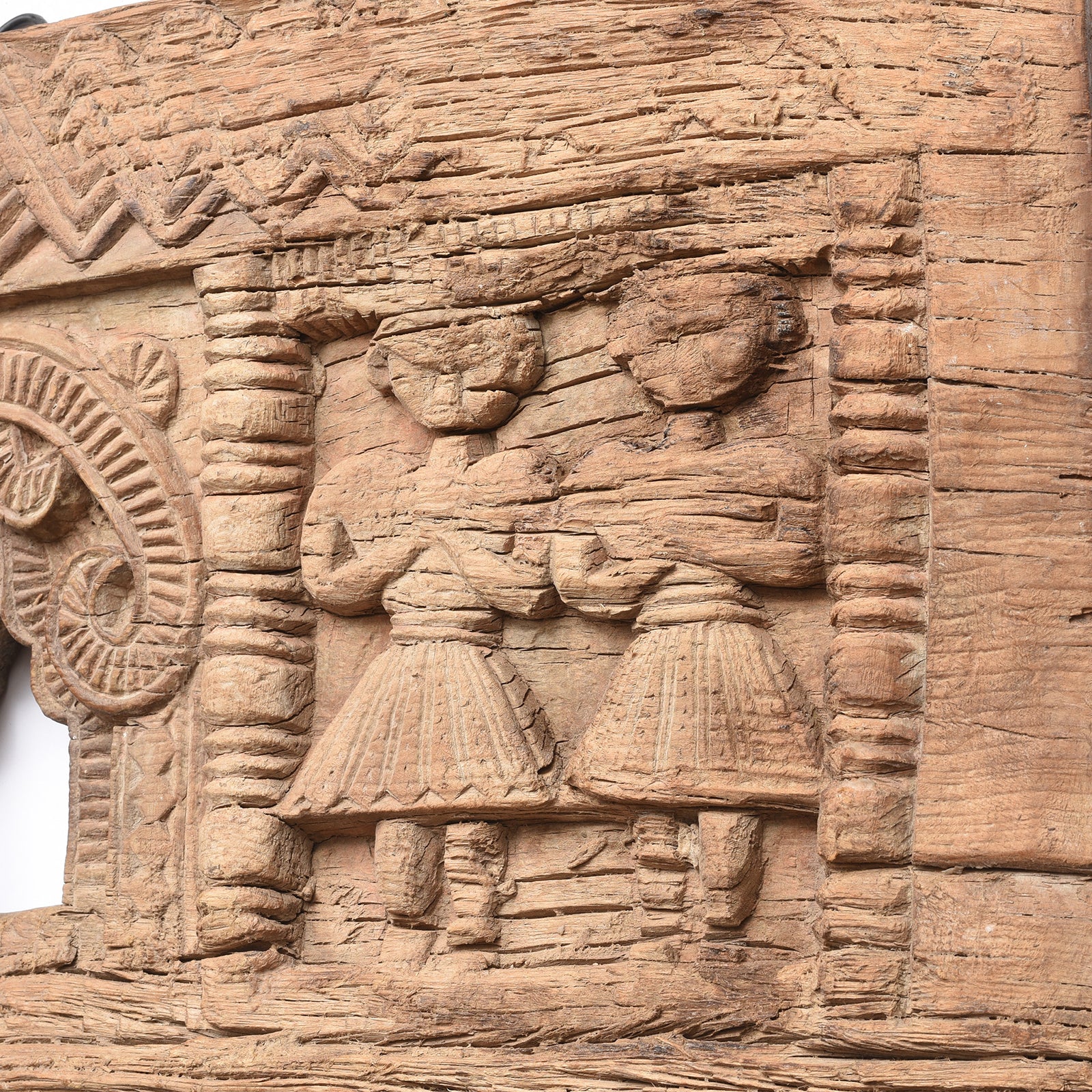 Carved Tribal Panel From Kullu Valley - 19th Century - Image 4