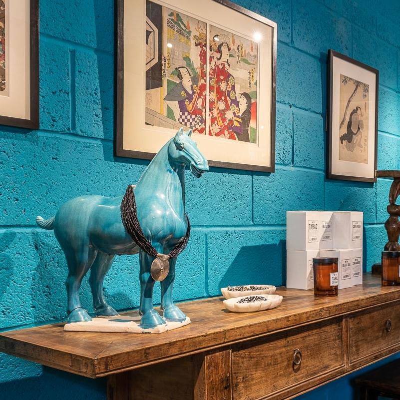 Turquoise Glazed Terracotta Tang Horse Statue - Image 5