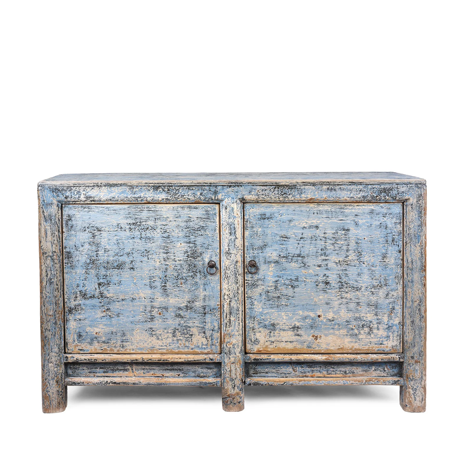 Blue Painted Sideboard From Gansu - Image 2