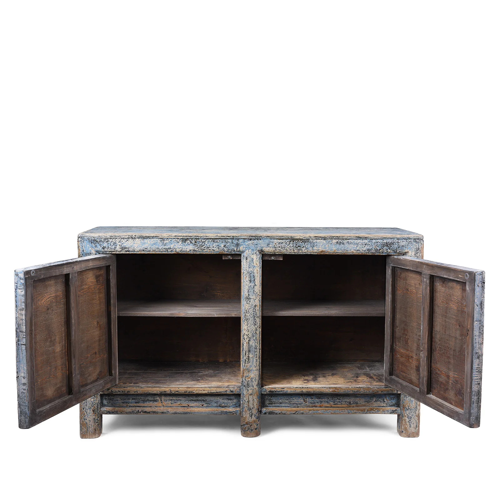 Blue Painted Sideboard From Gansu - Image 6