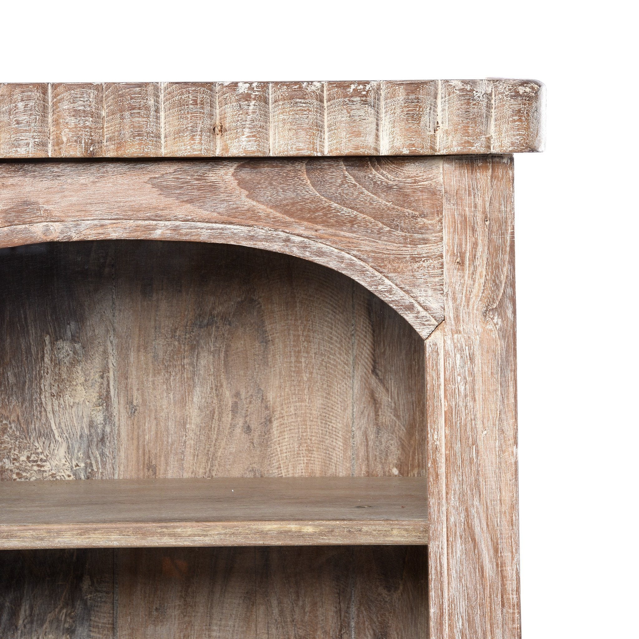 Vintage Glazed Teak Wall Cabinet From Gujarat - Ca 1930 - Image 2