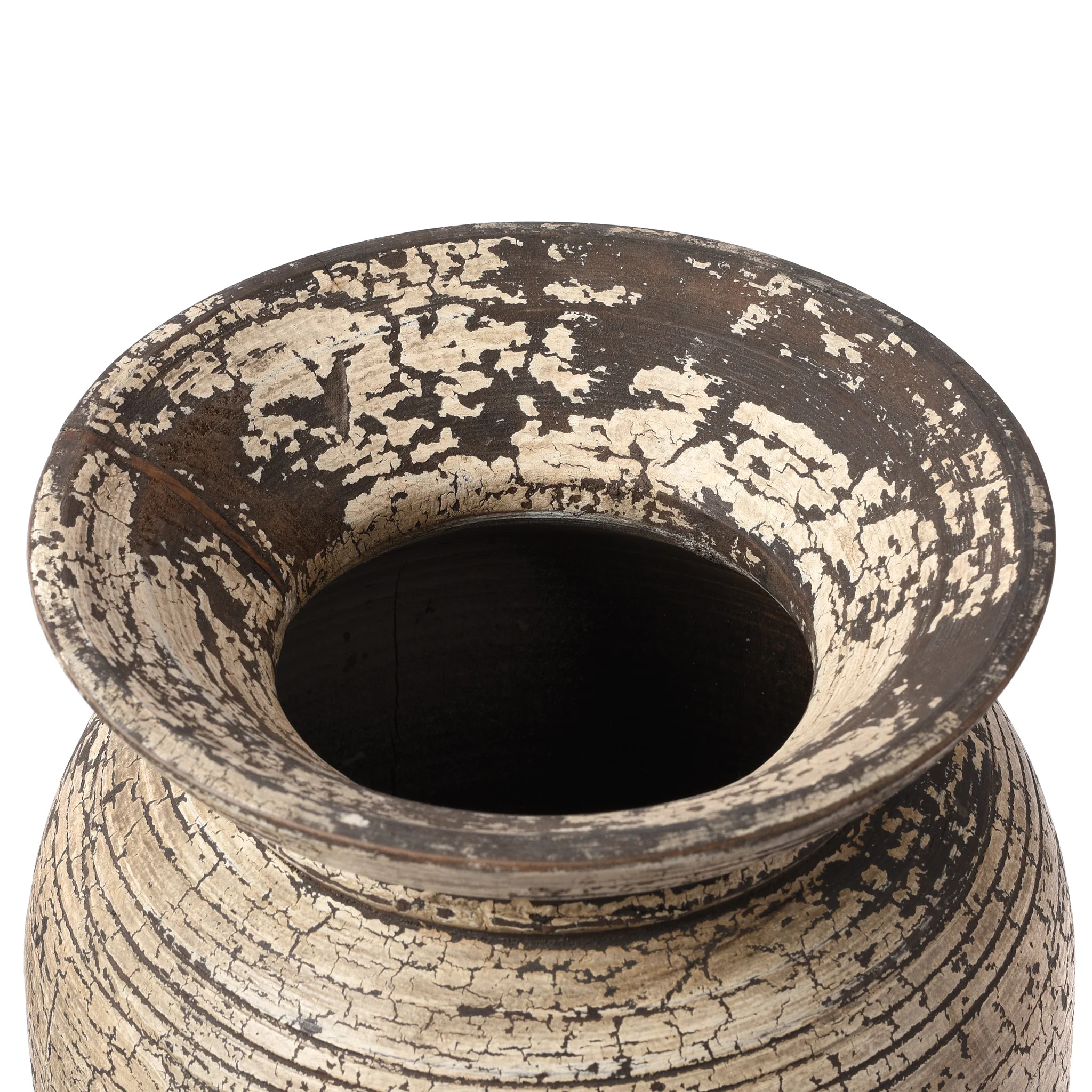 Vintage Painted Pot From Kullu - 1950's - Image 5