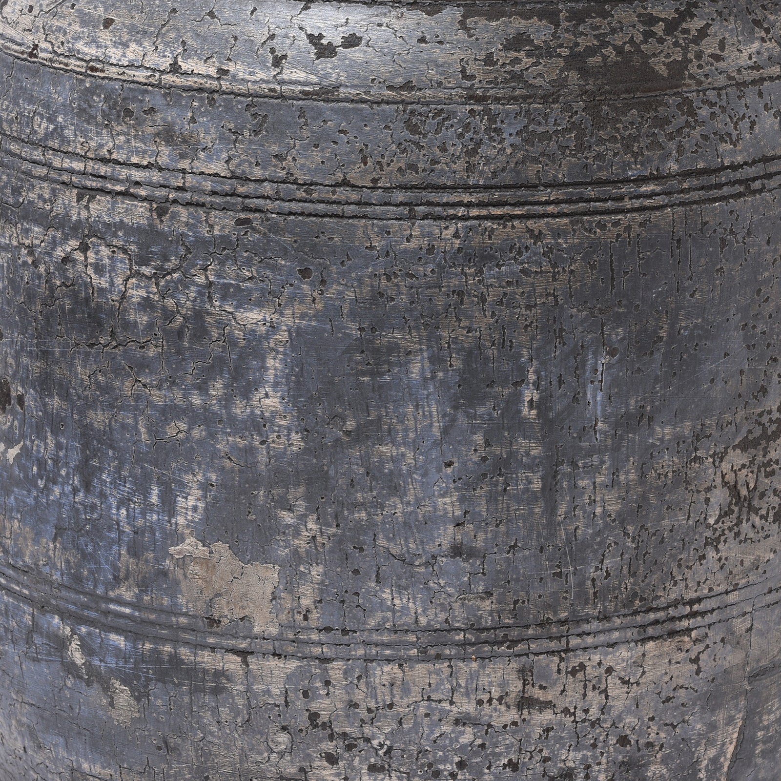 Vintage Indian Neem Wood Pot From Kullu - 1950's - Image 3