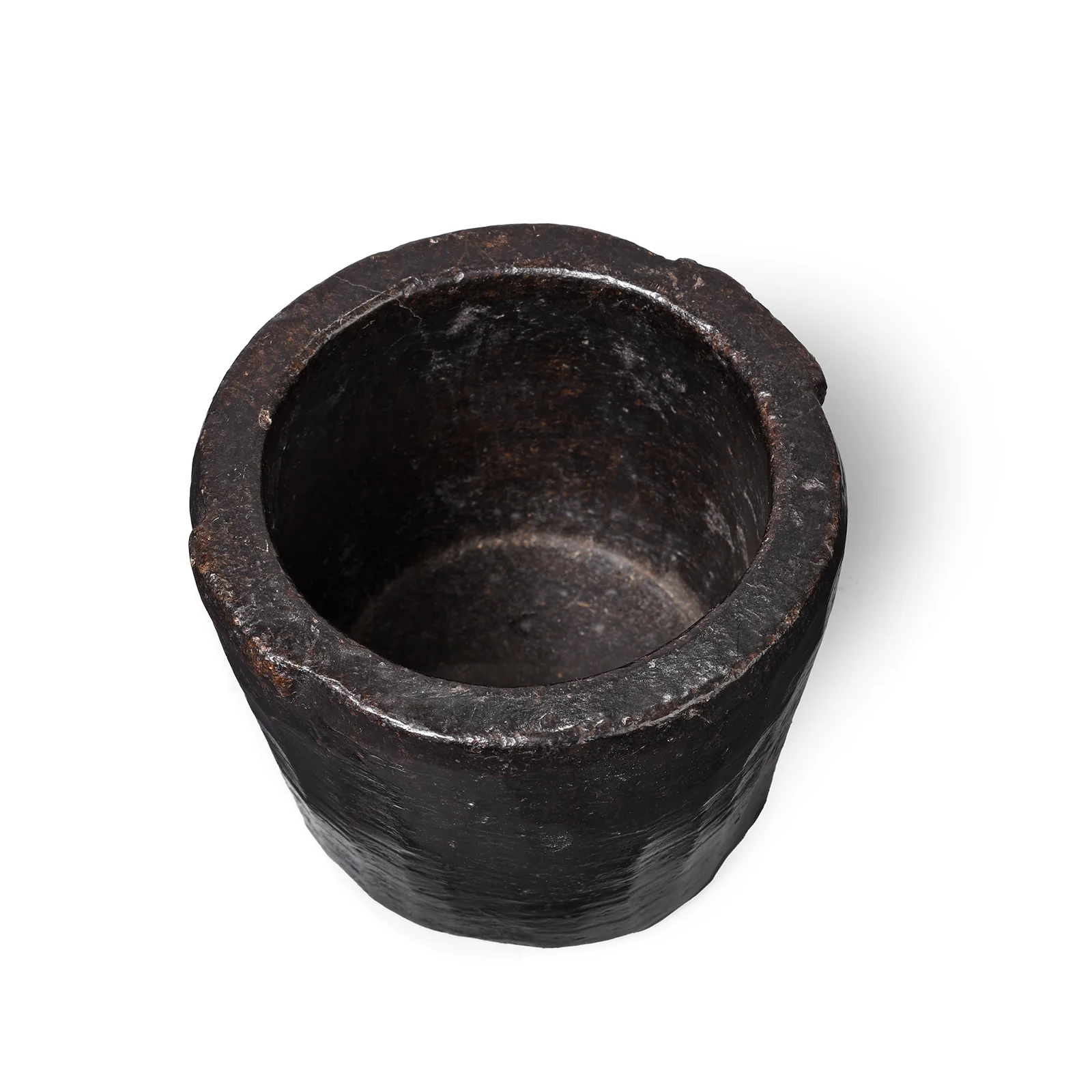 Vintage Indian Stone Plant Pot - Ca 1920's - Image 3