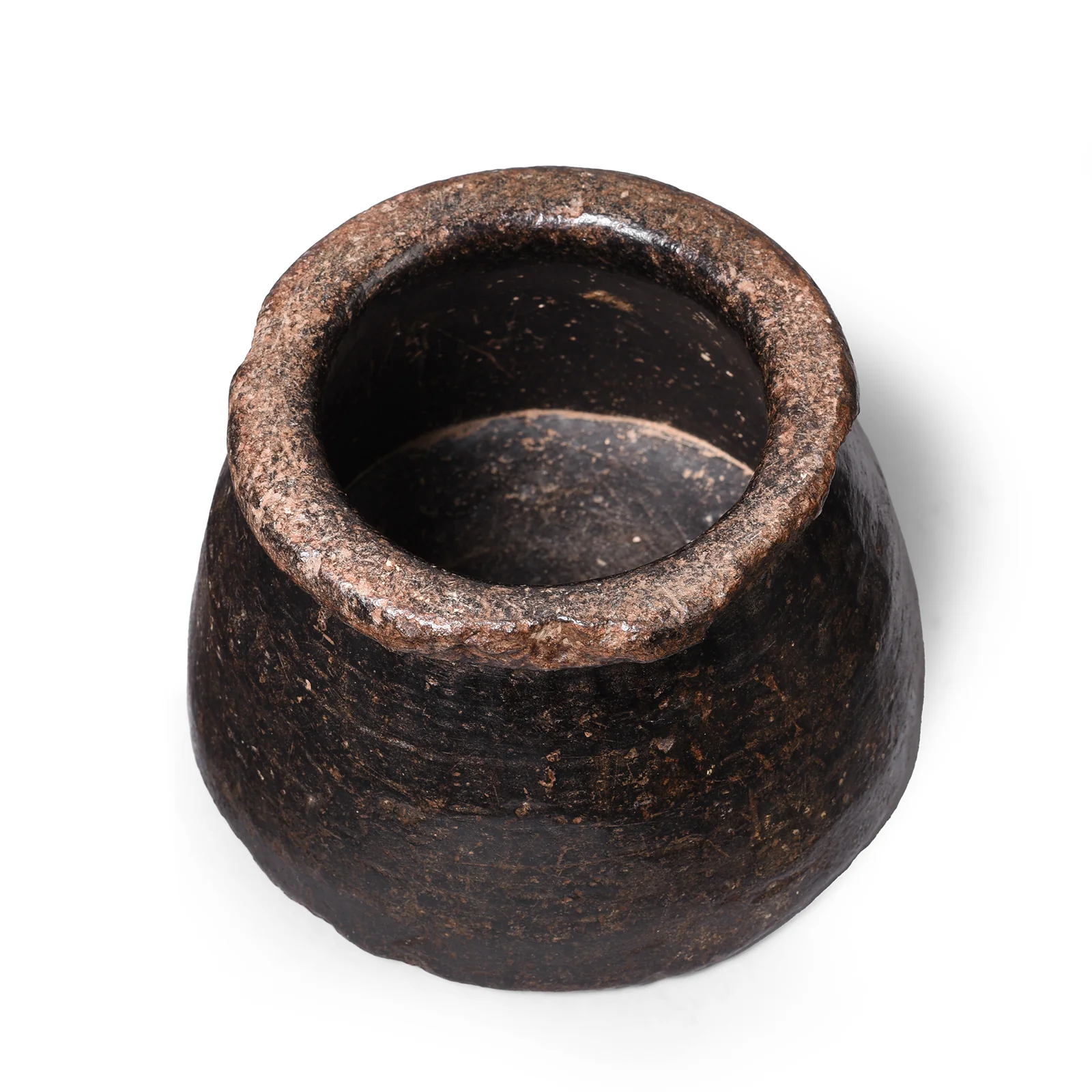 Vintage Indian Stone Plant Pot - Ca 1920's - Image 2