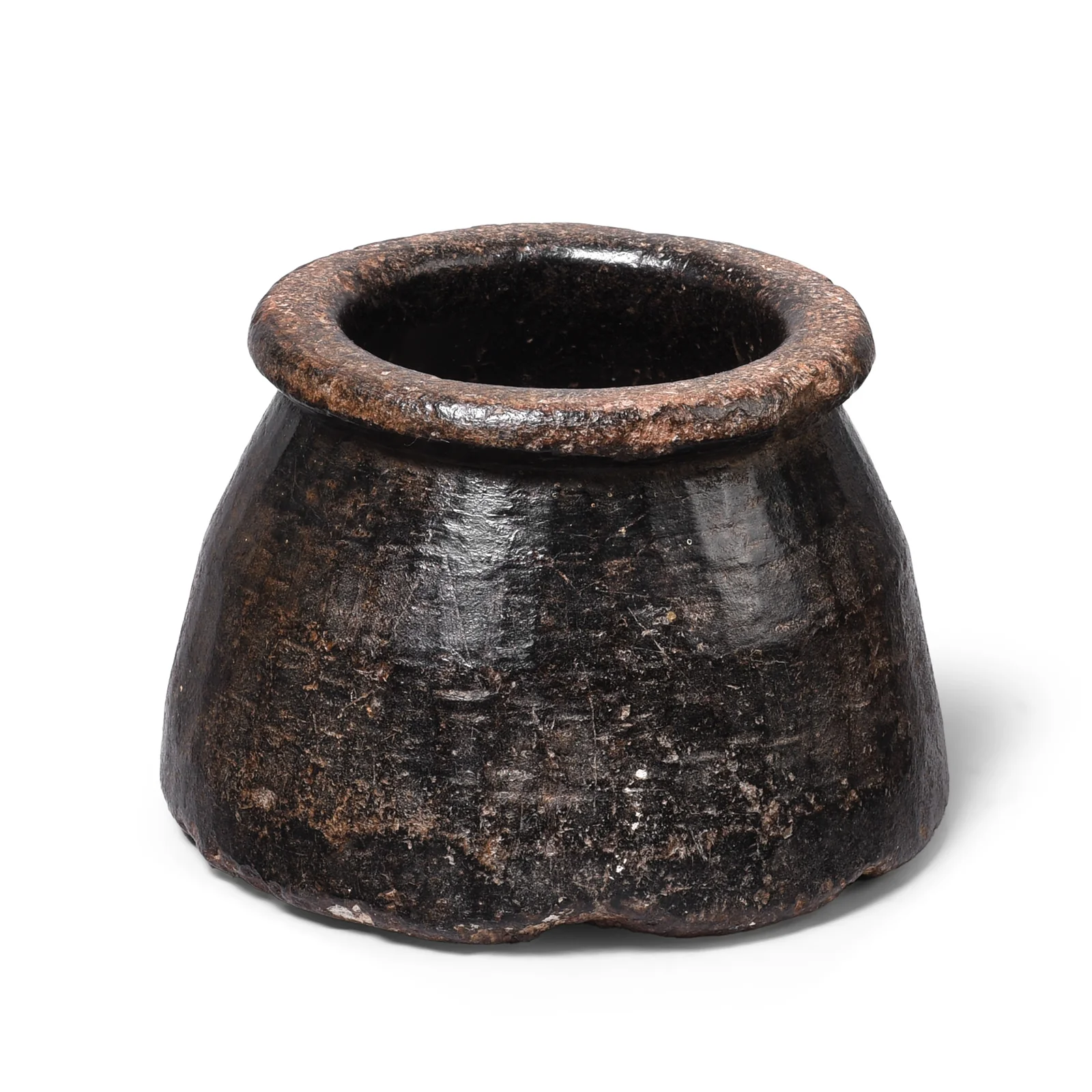 Vintage Indian Stone Plant Pot - Ca 1920's - Image 3