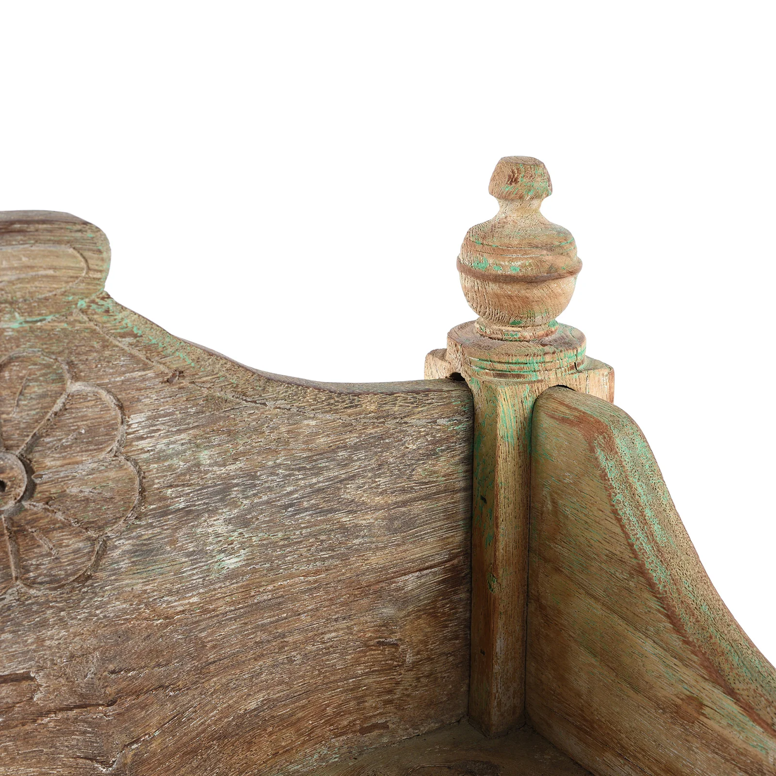 Vintage Teak Singhasan - Ca 1950's - Image 3